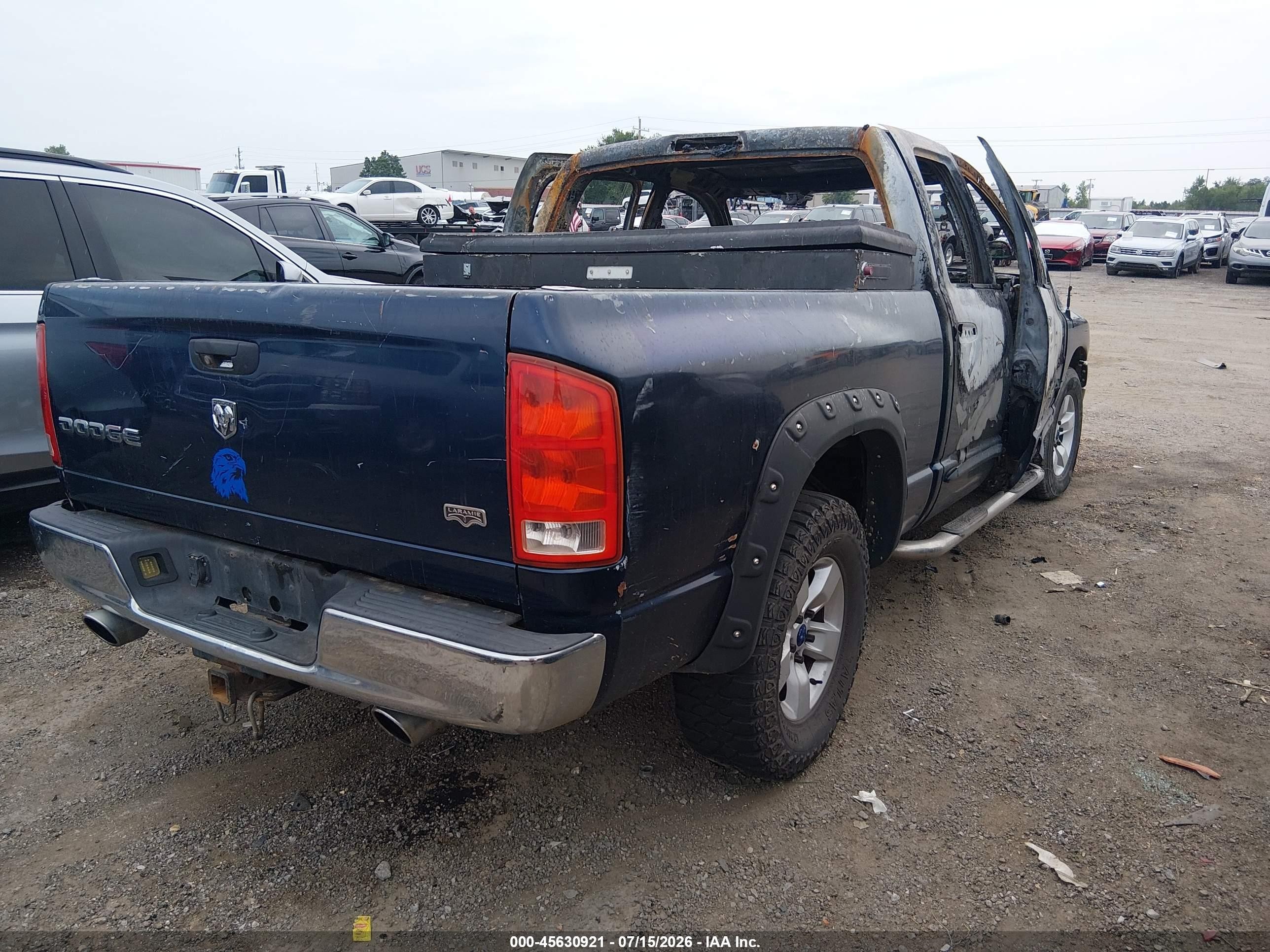 2003 Dodge Ram 1500 Slt/laramie/st Blue vin: 1D3HA18Z03J556744