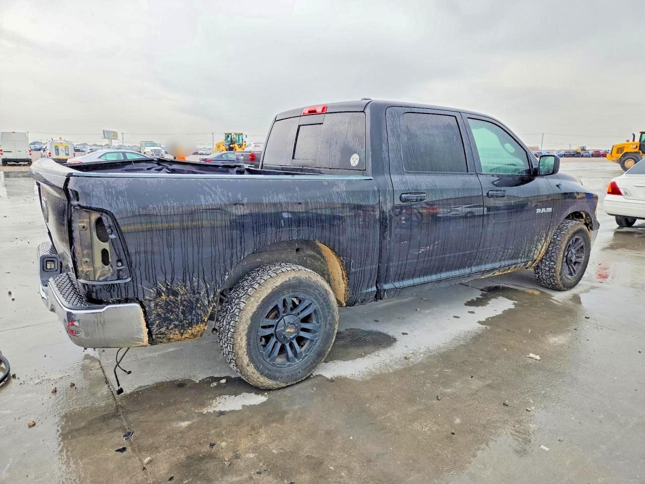 2009 Dodge Ram 1500 Black vin: 1D3HB13P49S749498