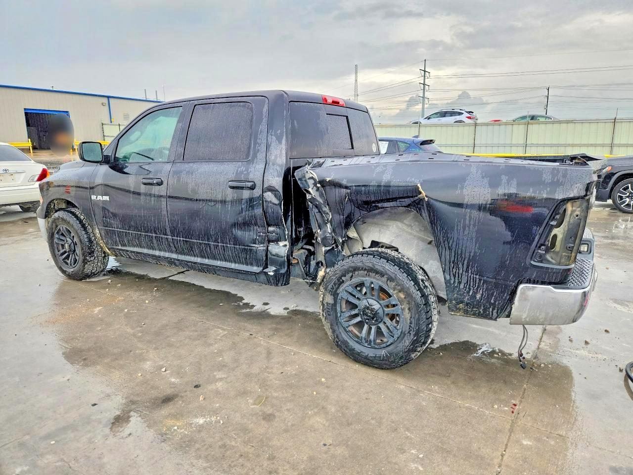 2009 Dodge Ram 1500 Black vin: 1D3HB13P49S749498