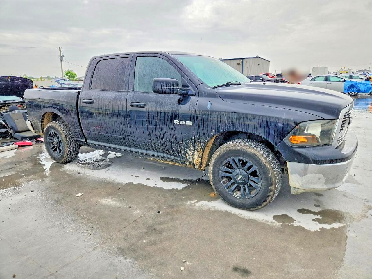 2009 Dodge Ram 1500 Black vin: 1D3HB13P49S749498