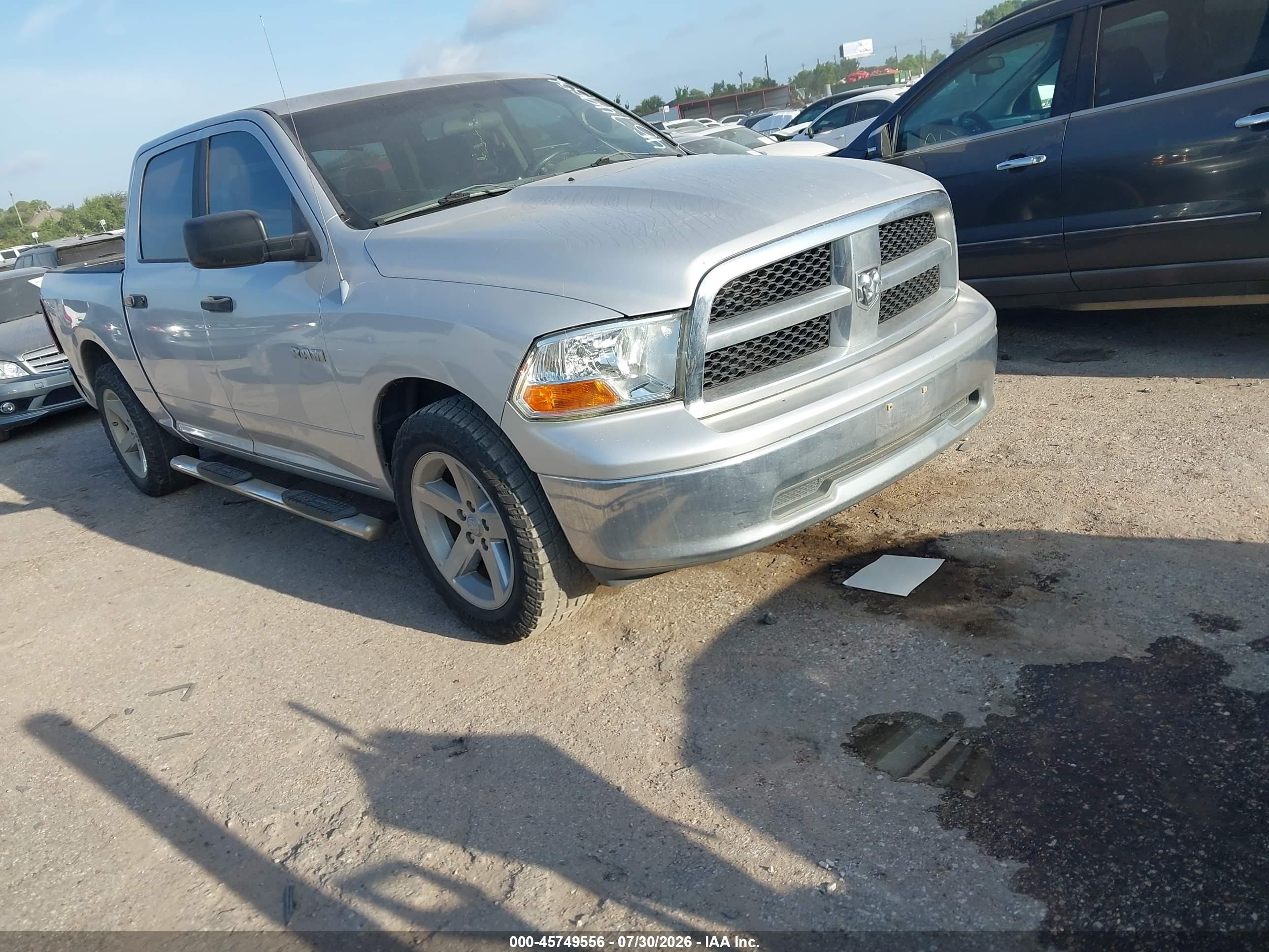 2009 Dodge Ram 1500 Slt/sport/trx Silver vin: 1D3HB13P69S700528