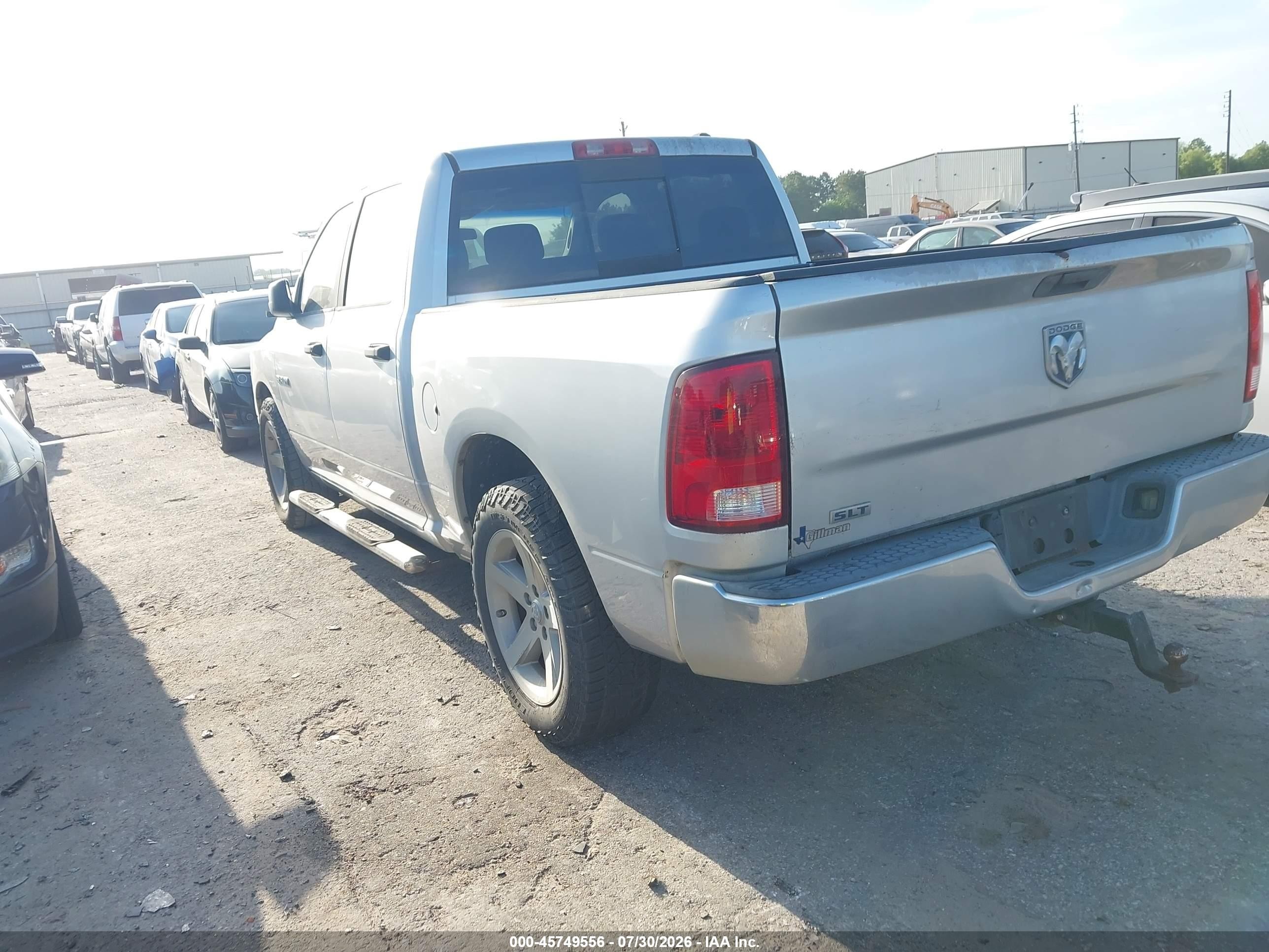 2009 Dodge Ram 1500 Slt/sport/trx Серебряный vin: 1D3HB13P69S700528