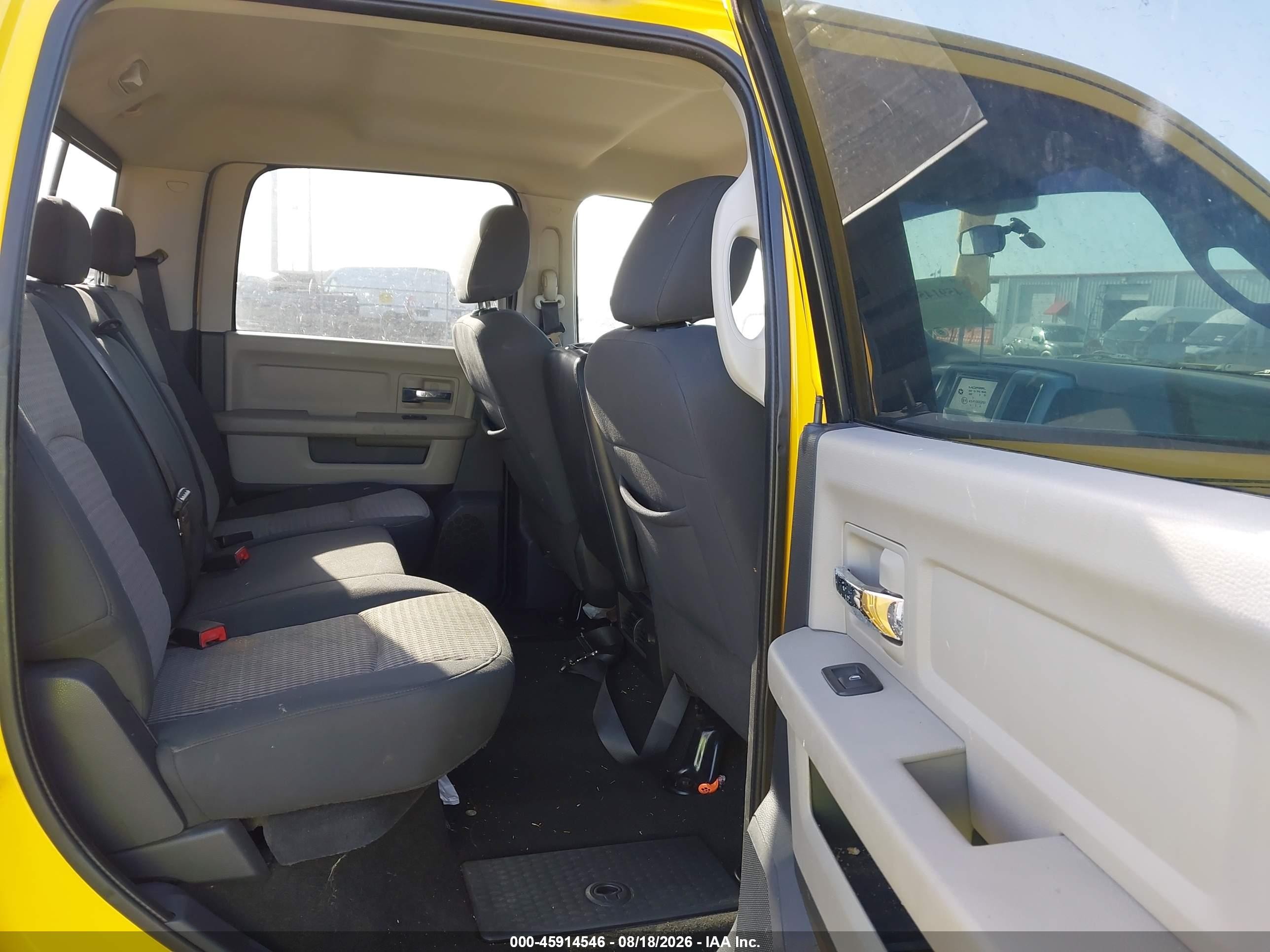 2009 Dodge Ram 1500 Slt/sport/trx Yellow vin: 1D3HB13P69S700688