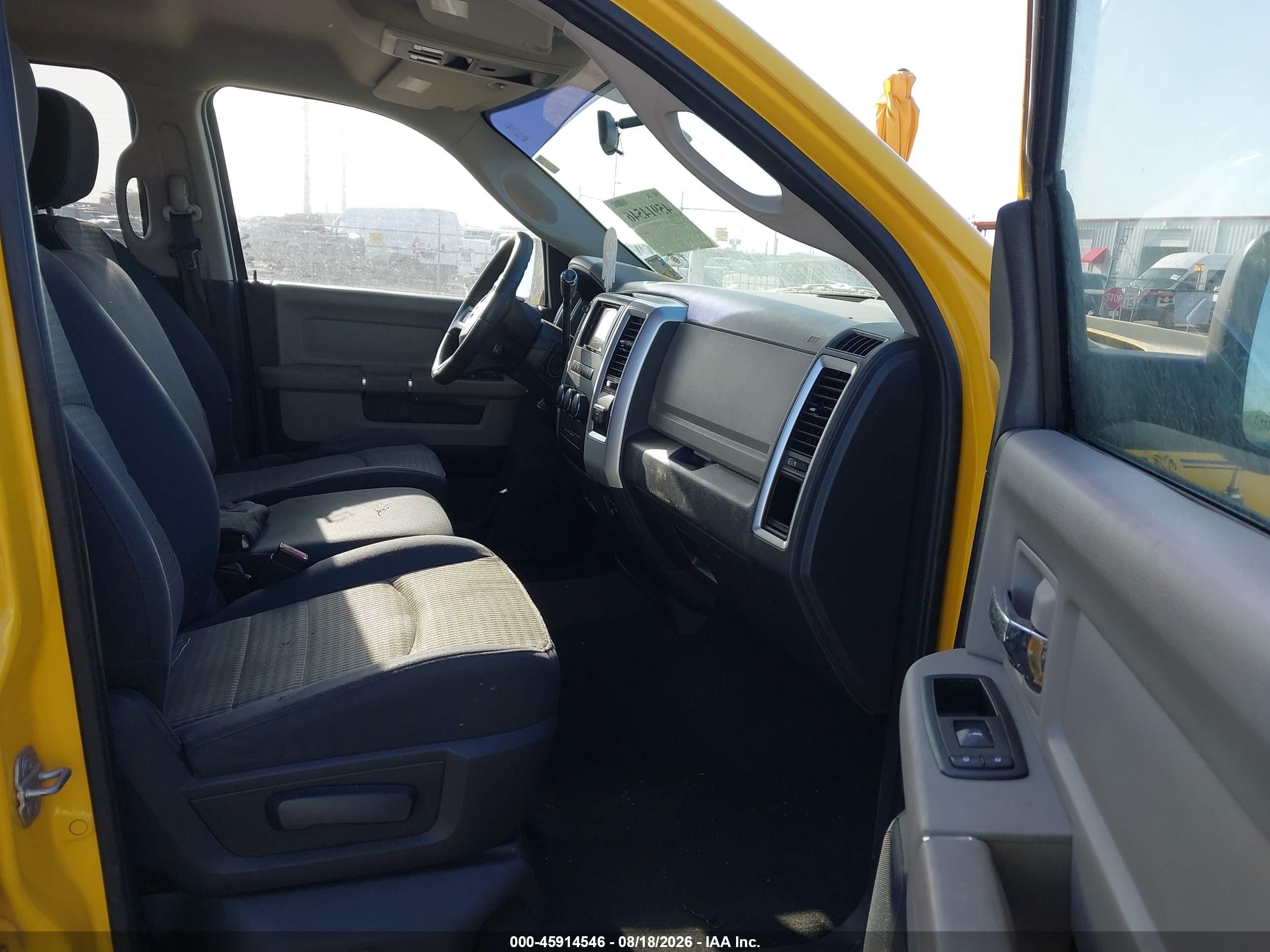 2009 Dodge Ram 1500 Slt/sport/trx Yellow vin: 1D3HB13P69S700688