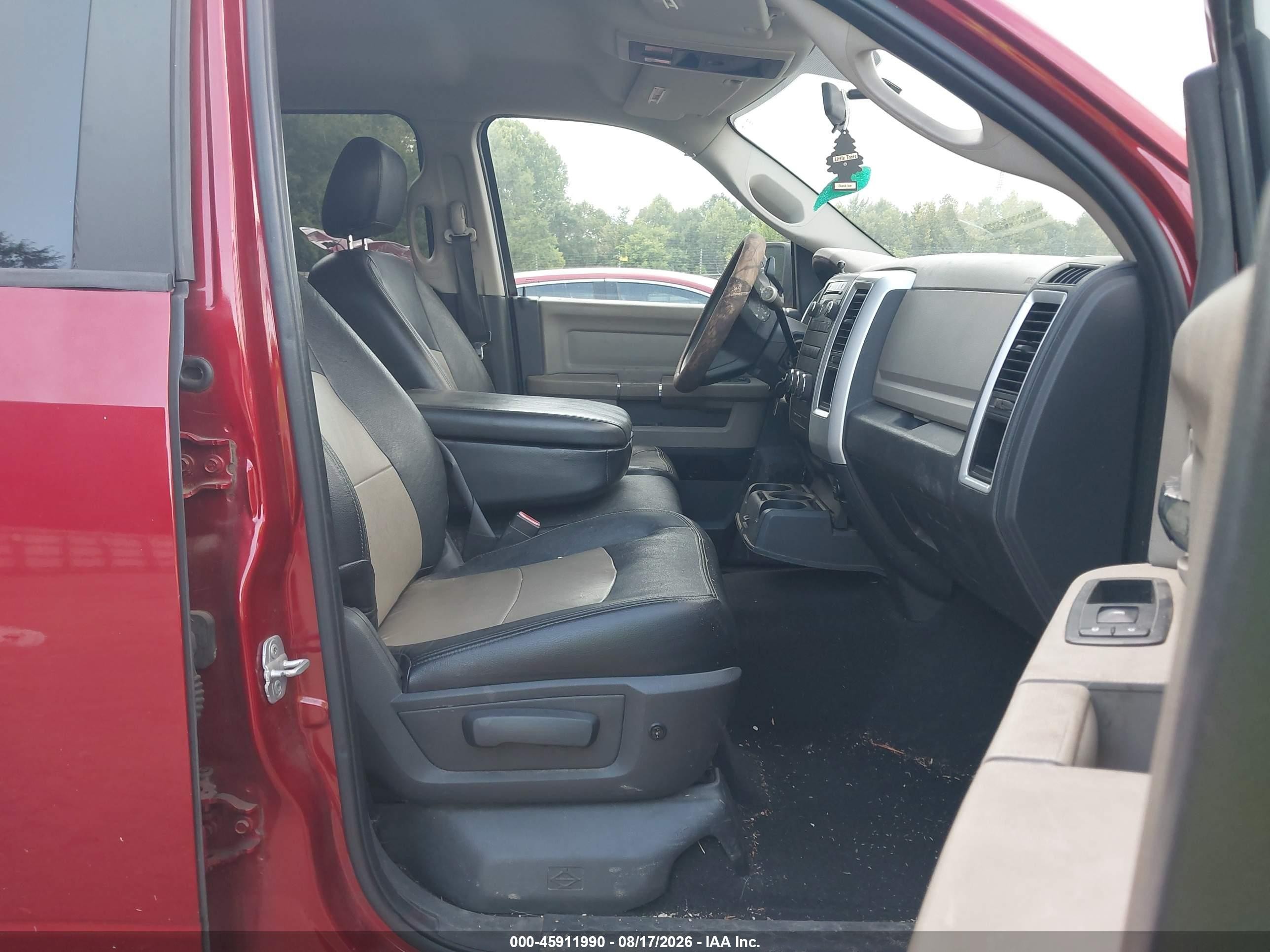 2009 Dodge Ram 1500 Slt/sport/trx Red vin: 1D3HB13P99S749142