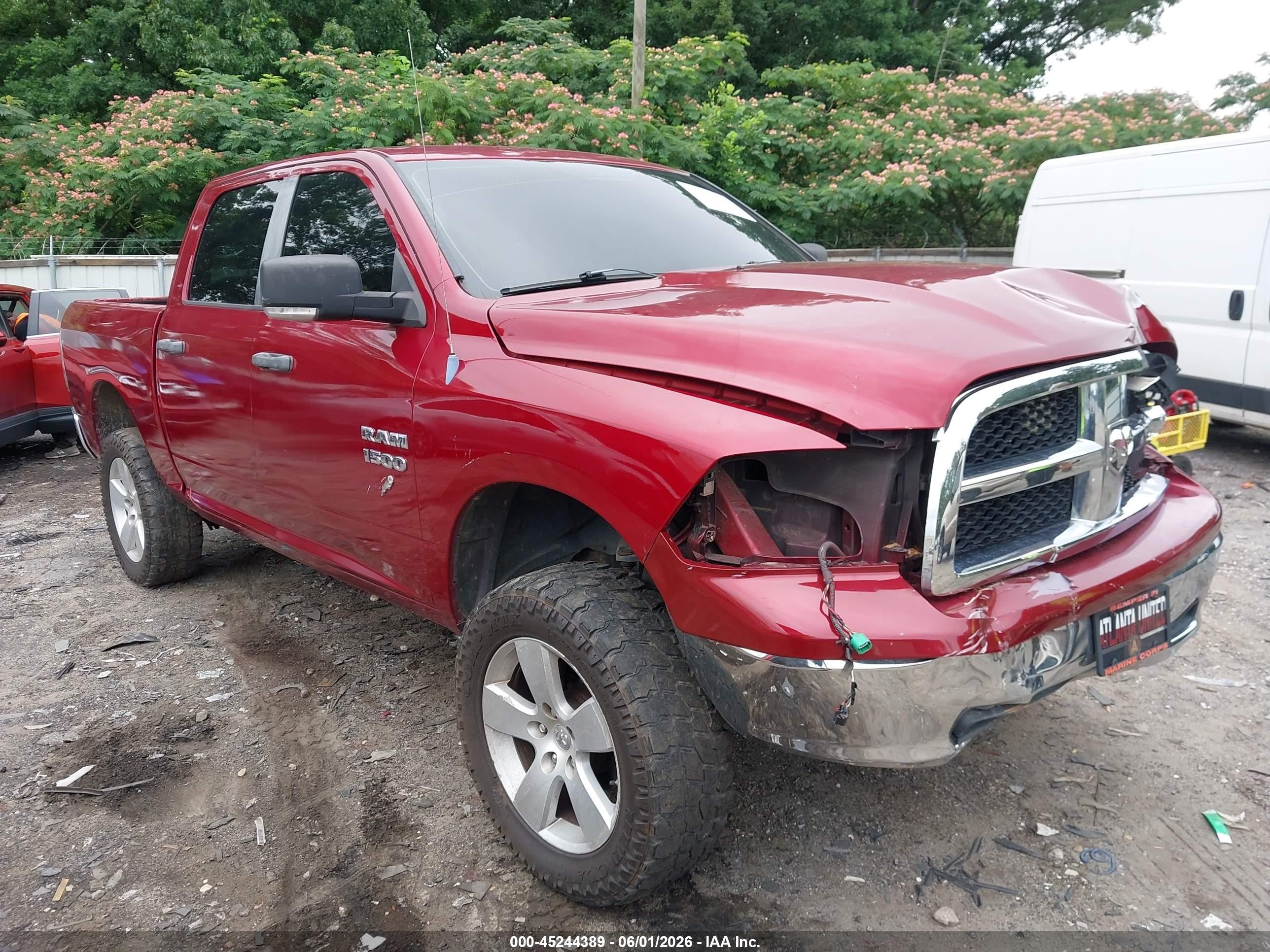 2009 Dodge Ram 1500 Slt/sport/trx Red vin: 1D3HB13PX9S727571