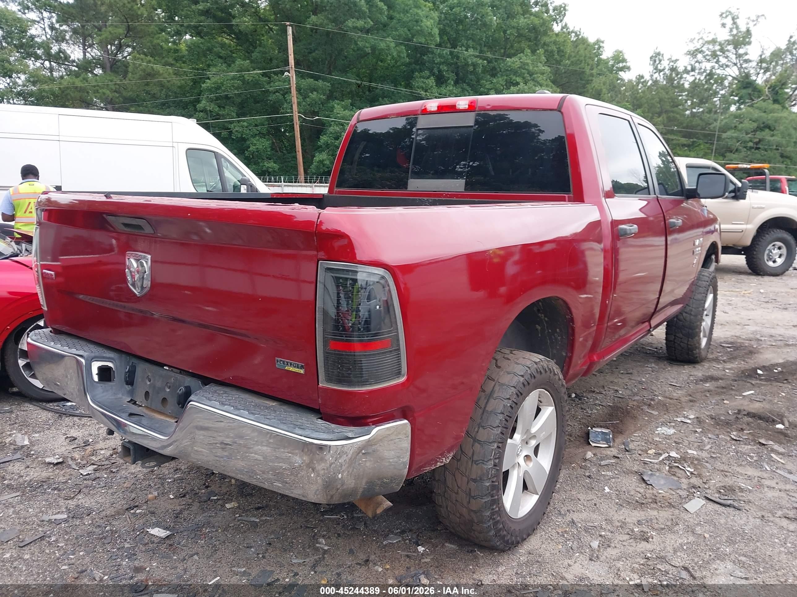 2009 Dodge Ram 1500 Slt/sport/trx Red vin: 1D3HB13PX9S727571
