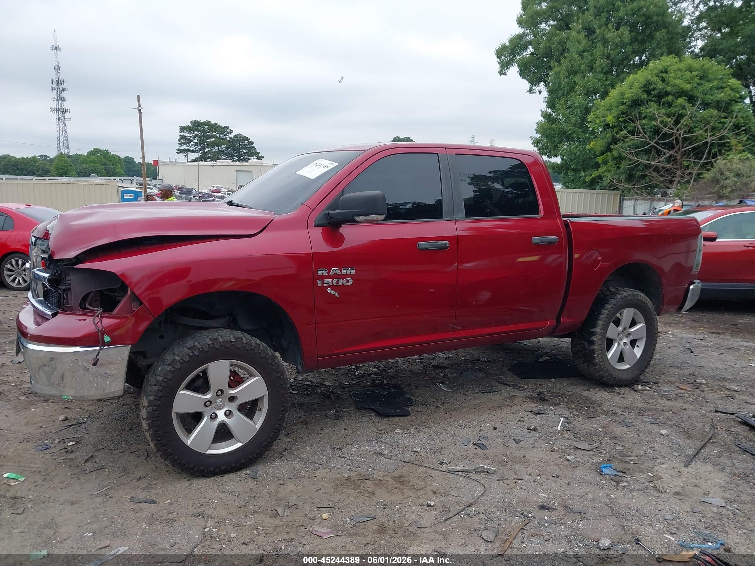 2009 Dodge Ram 1500 Slt/sport/trx Red vin: 1D3HB13PX9S727571