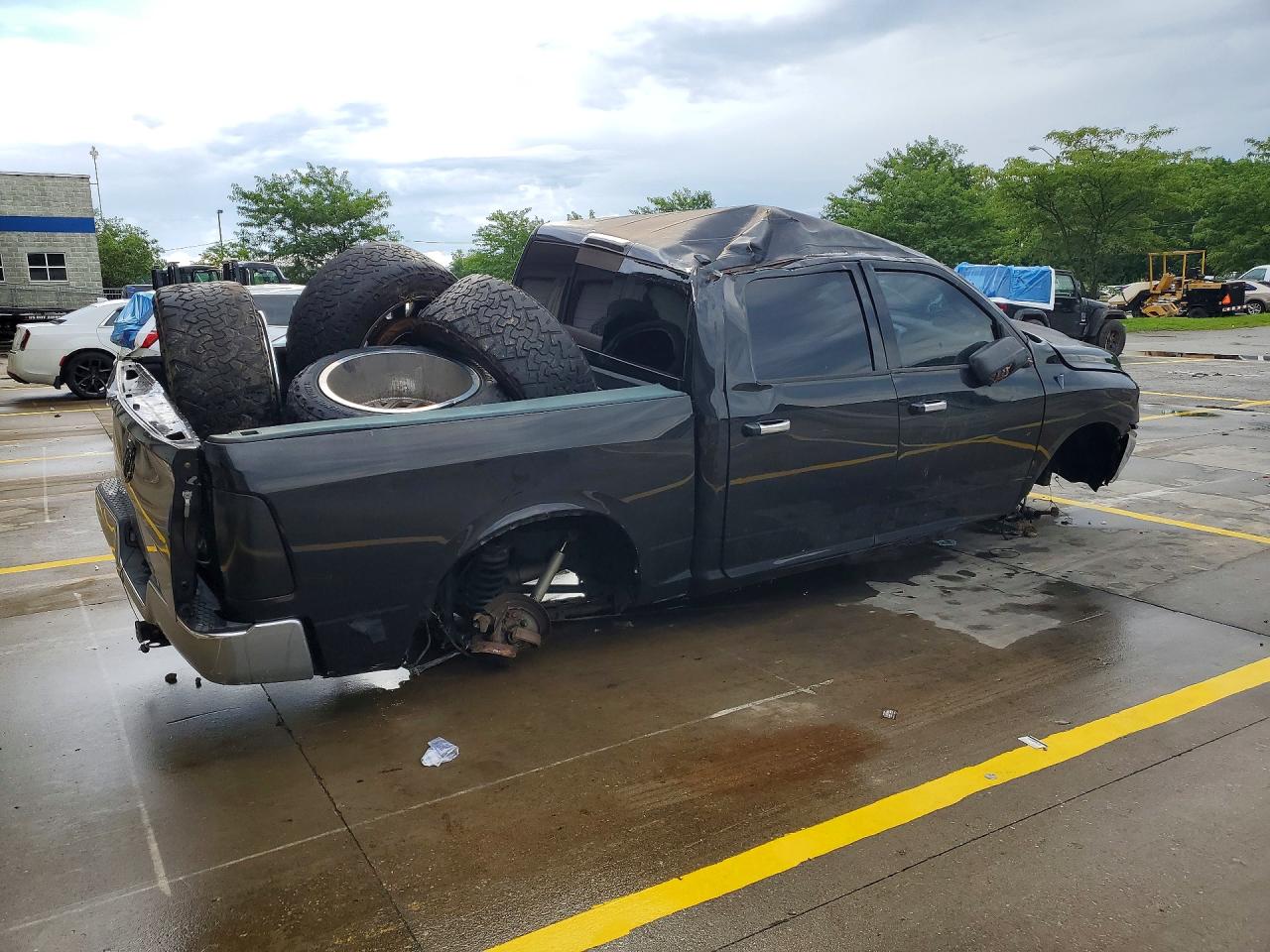 2009 Dodge Ram 1500 Black vin: 1D3HB13PX9S767102