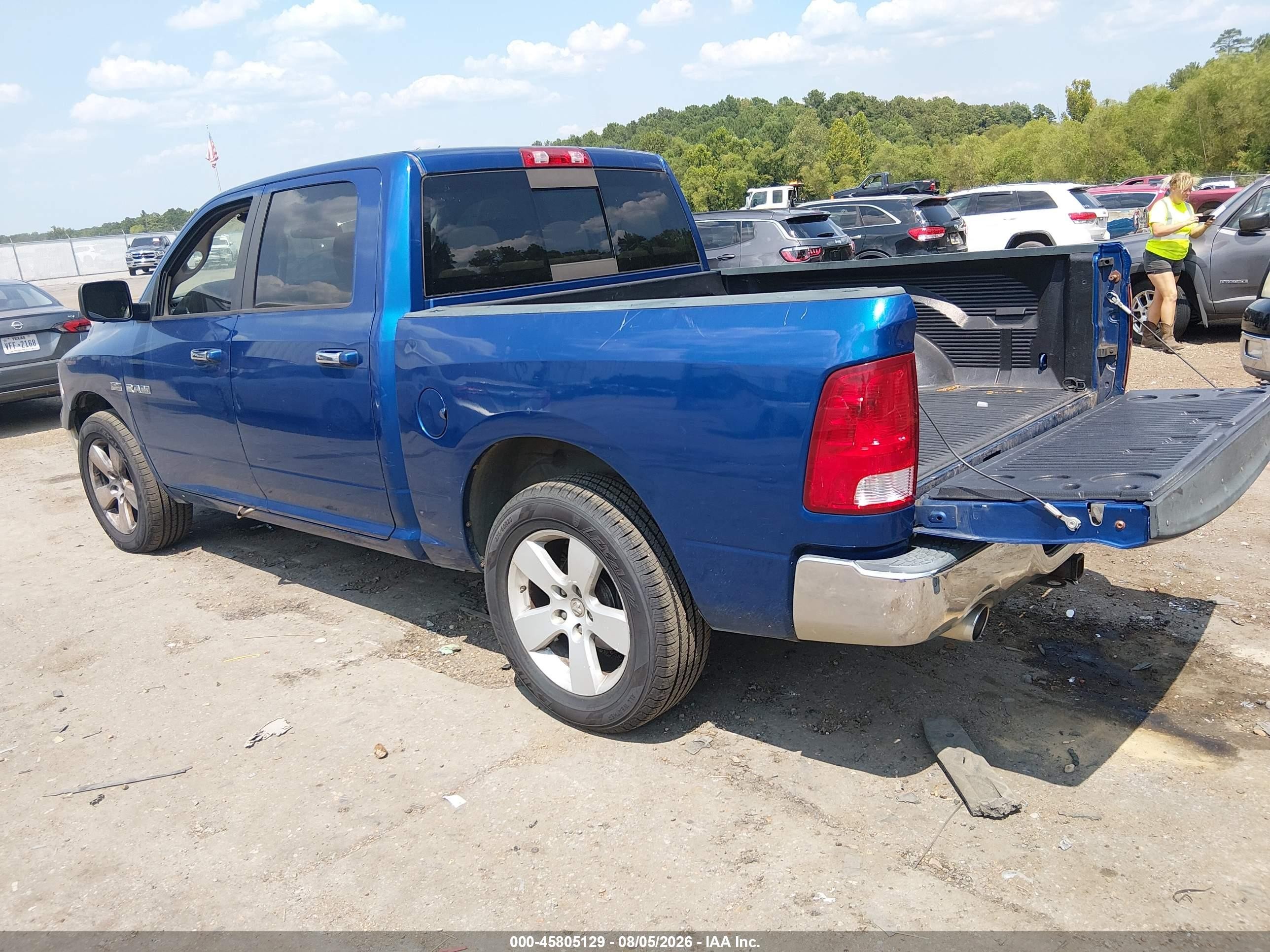 2009 Dodge Ram 1500 Slt/sport/trx Blue vin: 1D3HB13T09S701316