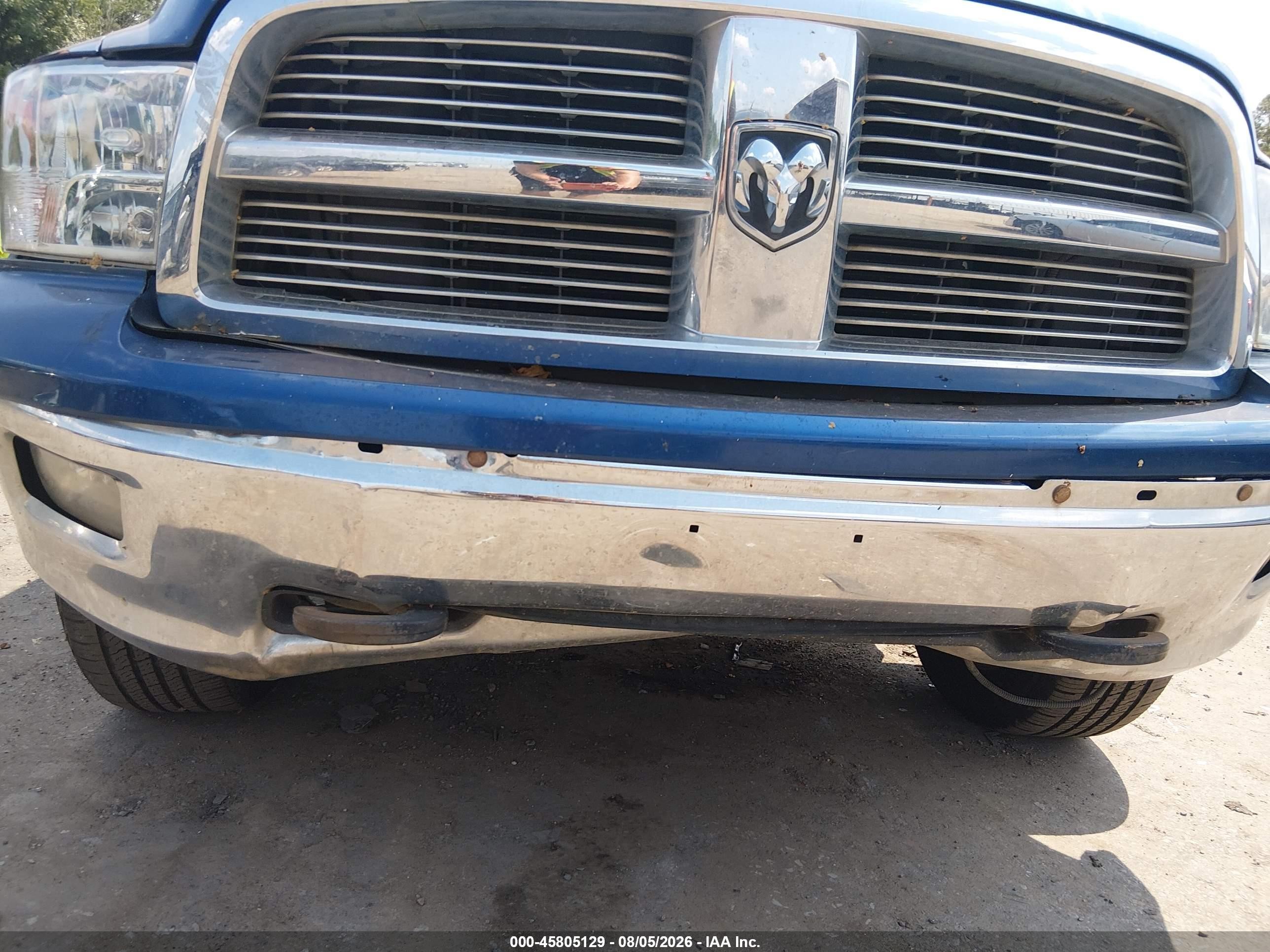 2009 Dodge Ram 1500 Slt/sport/trx Blue vin: 1D3HB13T09S701316