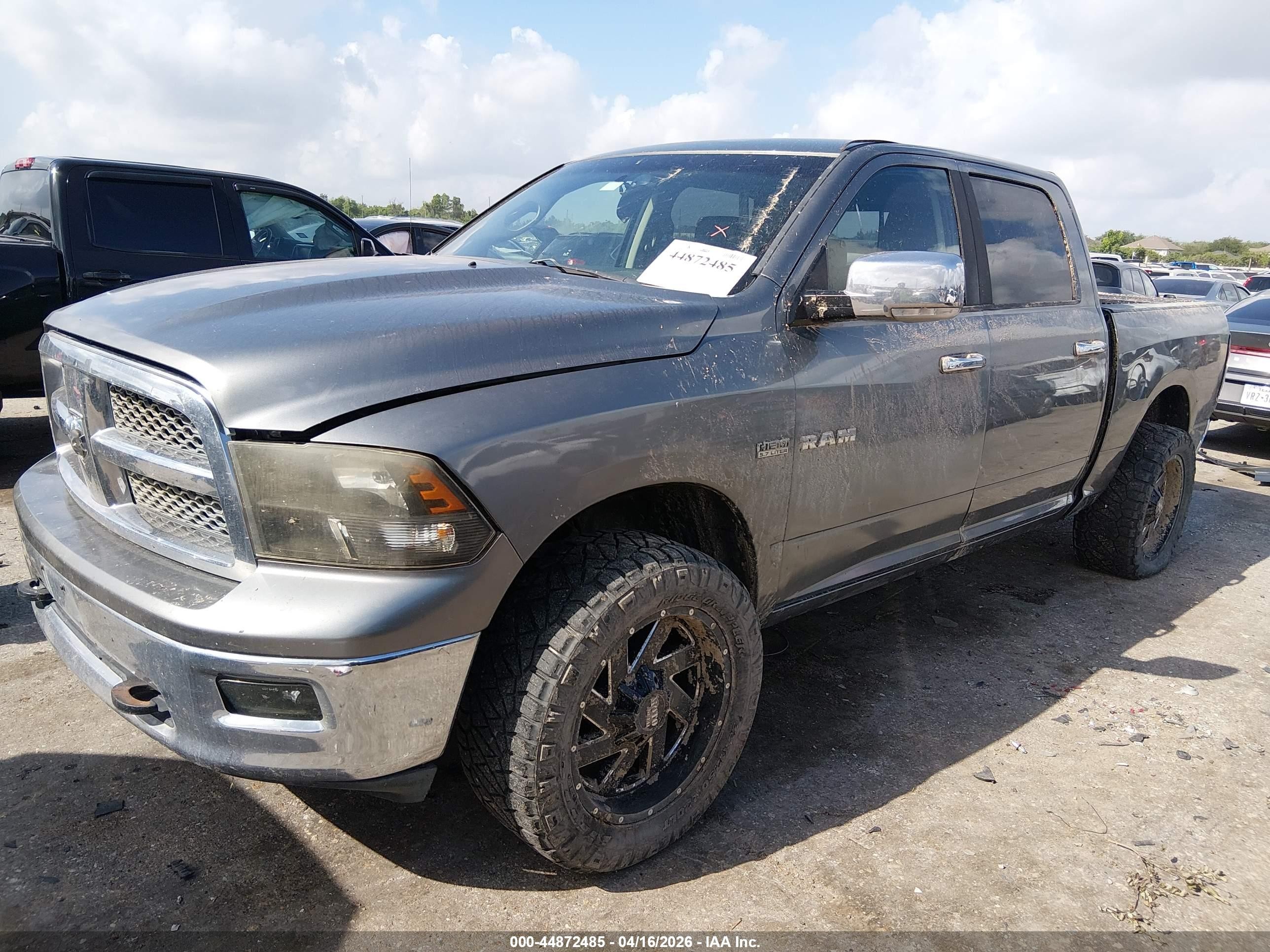 2009 Dodge Ram 1500 Laramie Серый vin: 1D3HB13T09S730489