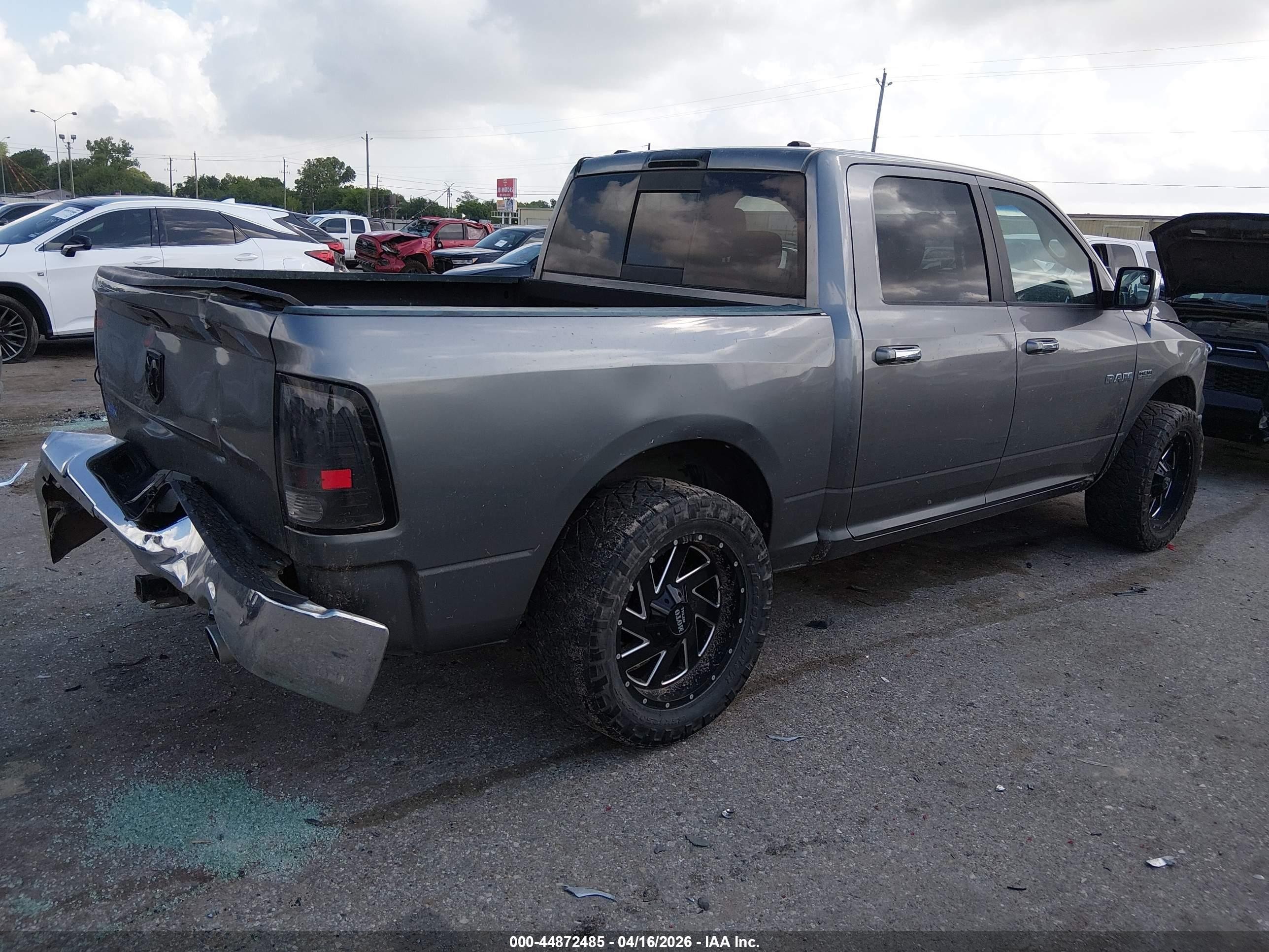 2009 Dodge Ram 1500 Laramie Серый vin: 1D3HB13T09S730489