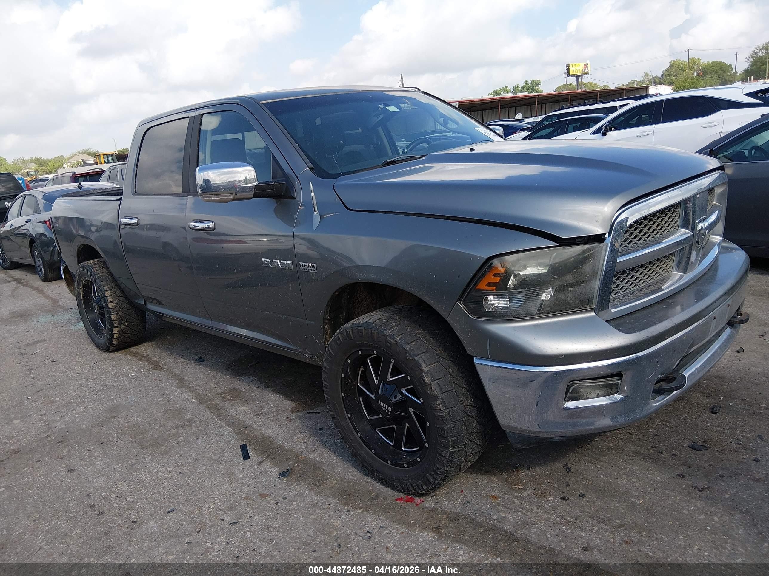 2009 Dodge Ram 1500 Laramie Серый vin: 1D3HB13T09S730489