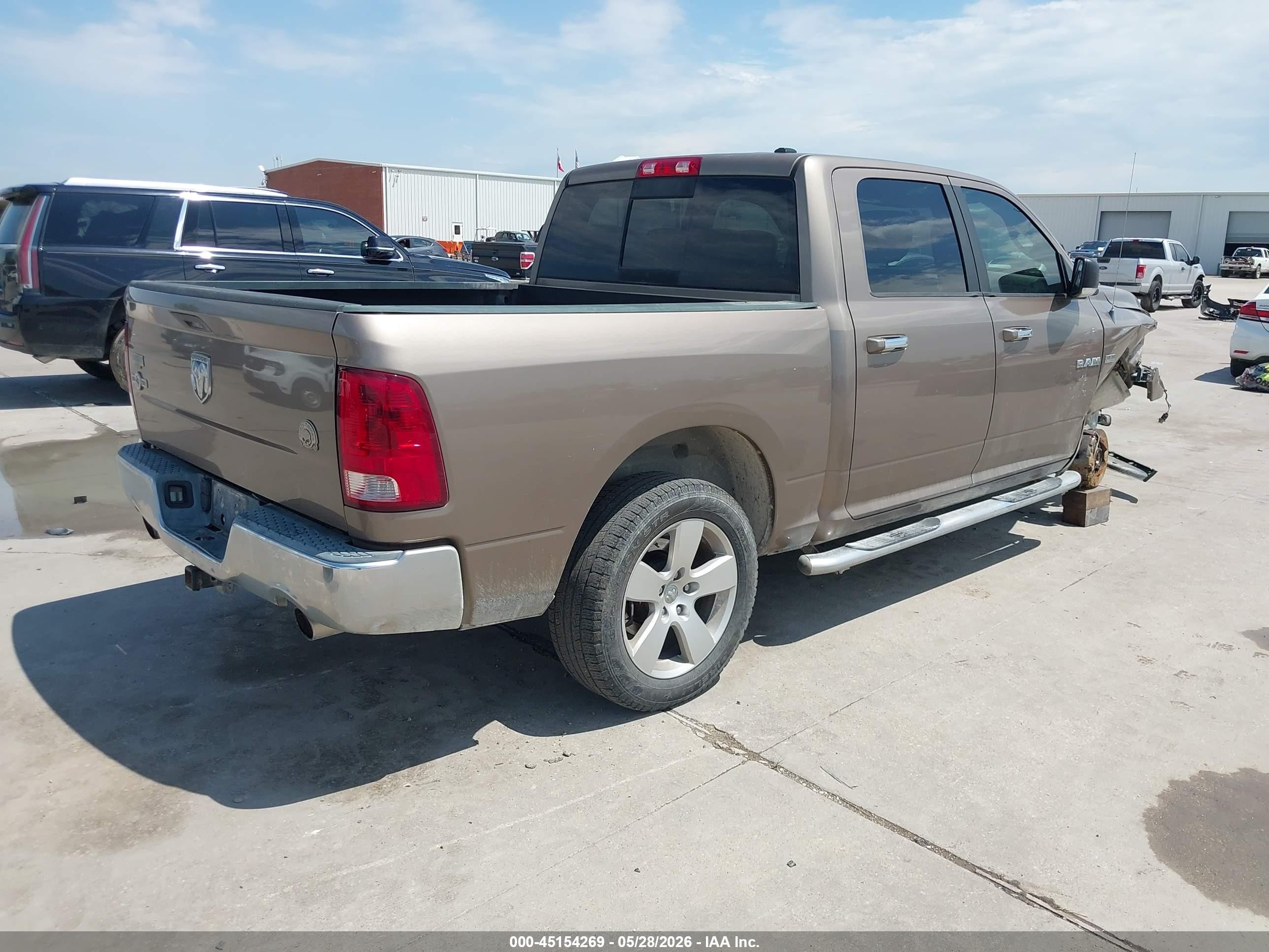 2009 Dodge Ram 1500 Slt/sport/trx Коричневый vin: 1D3HB13T09S752511