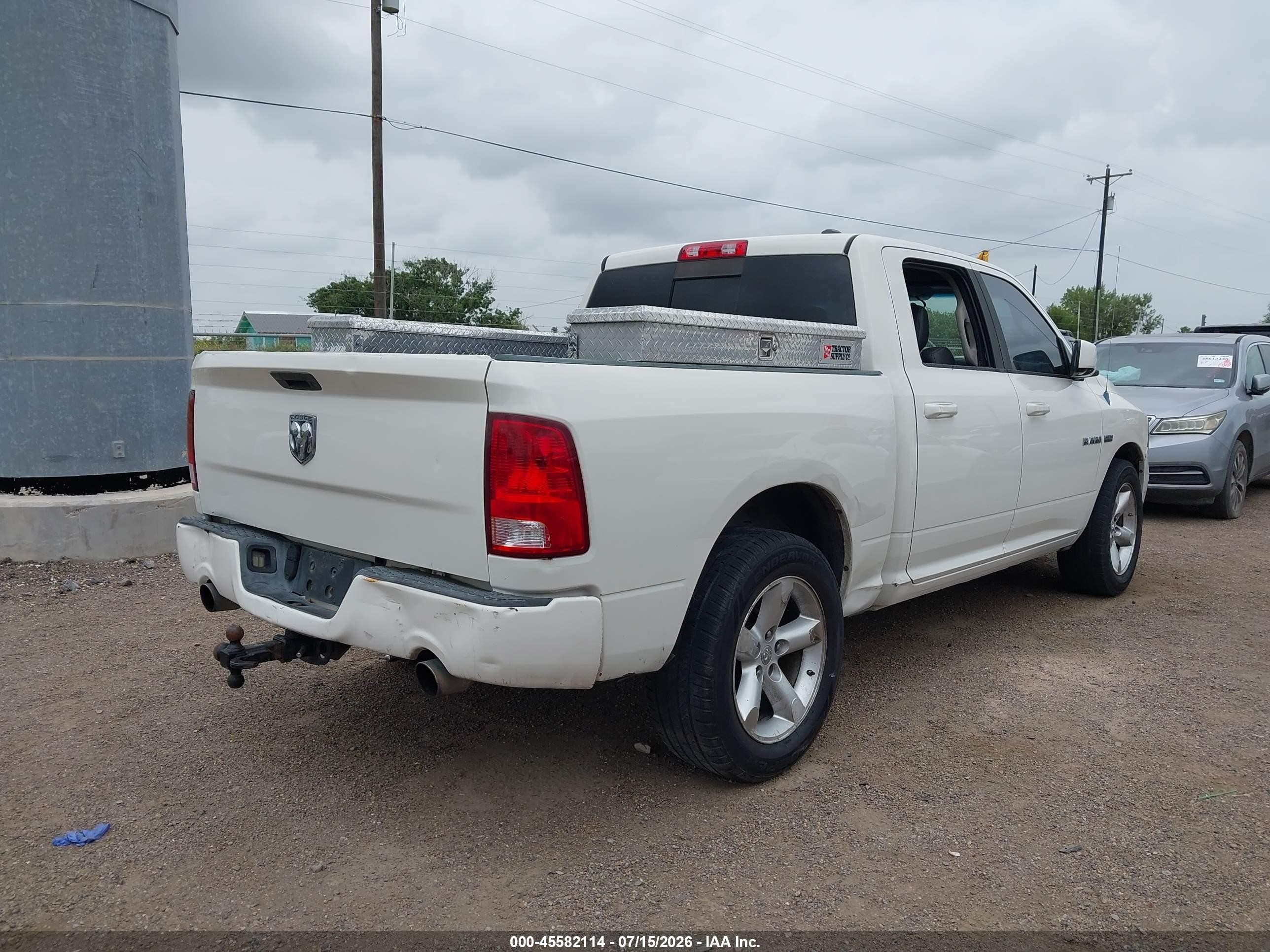 2009 Dodge Ram 1500 Slt/sport/trx White vin: 1D3HB13T19S760309