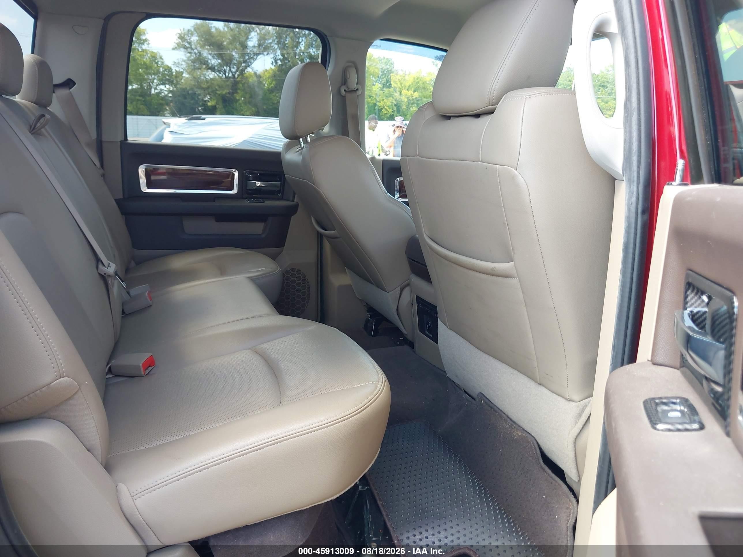 2009 Dodge Ram 1500 Laramie Бордовый vin: 1D3HB13T29S710986