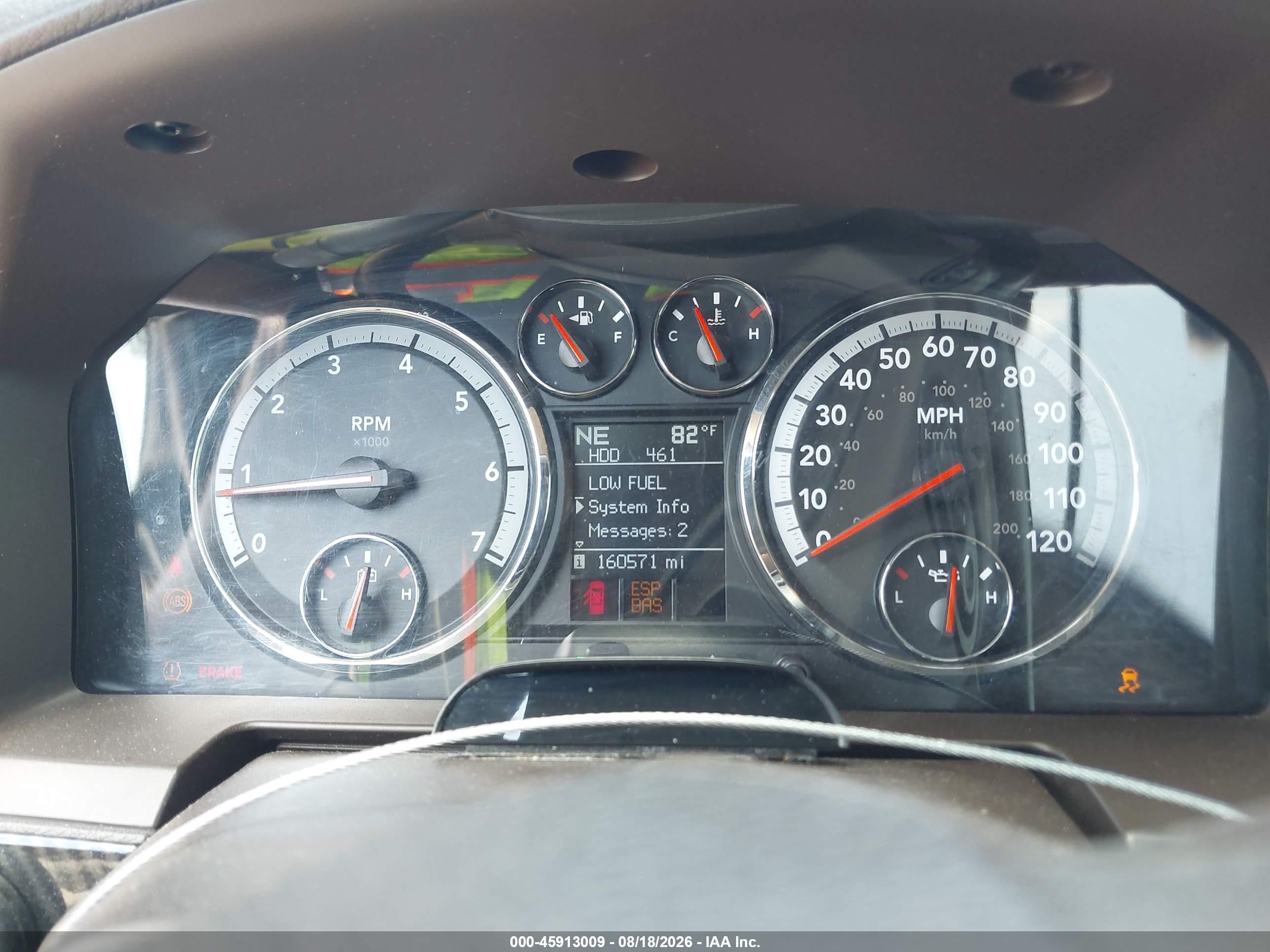 2009 Dodge Ram 1500 Laramie Бордовый vin: 1D3HB13T29S710986