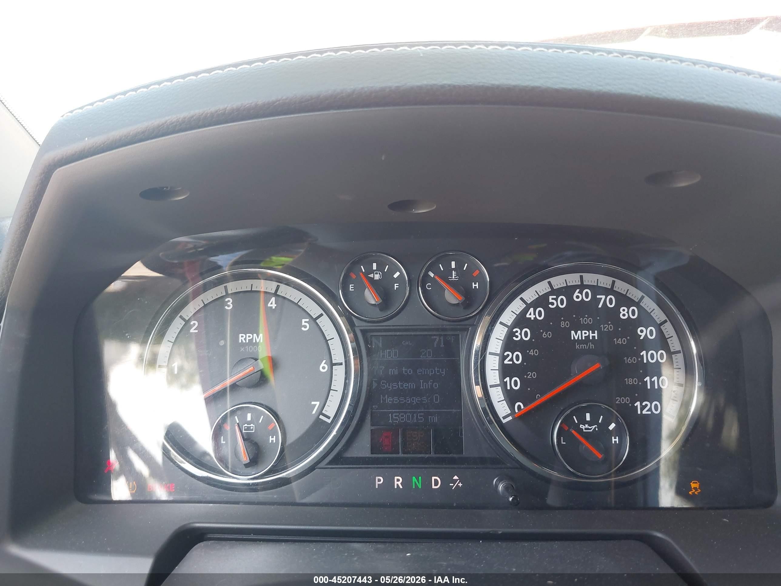 2009 Dodge Ram 1500 Laramie Red vin: 1D3HB13T29S748413