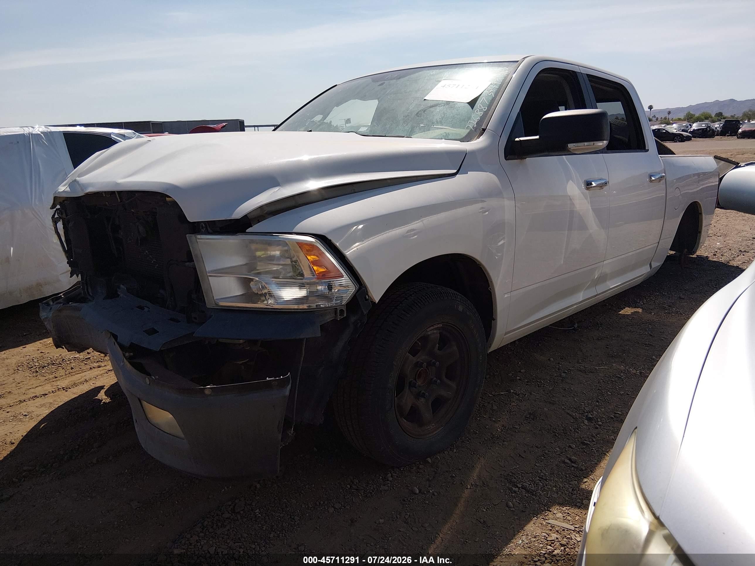 2009 Dodge Ram 1500 Slt/sport/trx Белый vin: 1D3HB13T39S726887