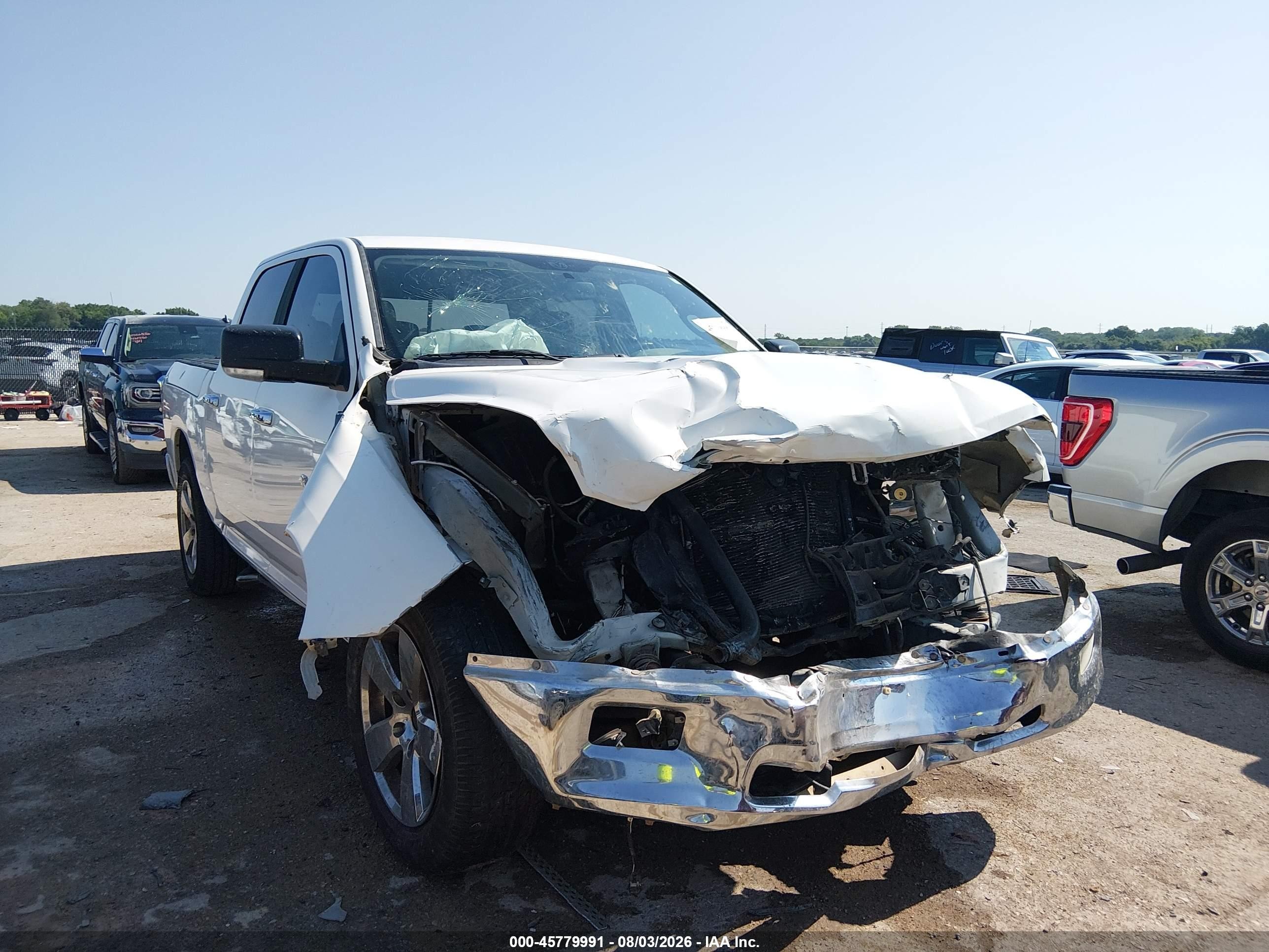 2009 Dodge Ram 1500 Slt/sport/trx White vin: 1D3HB13T49J514795