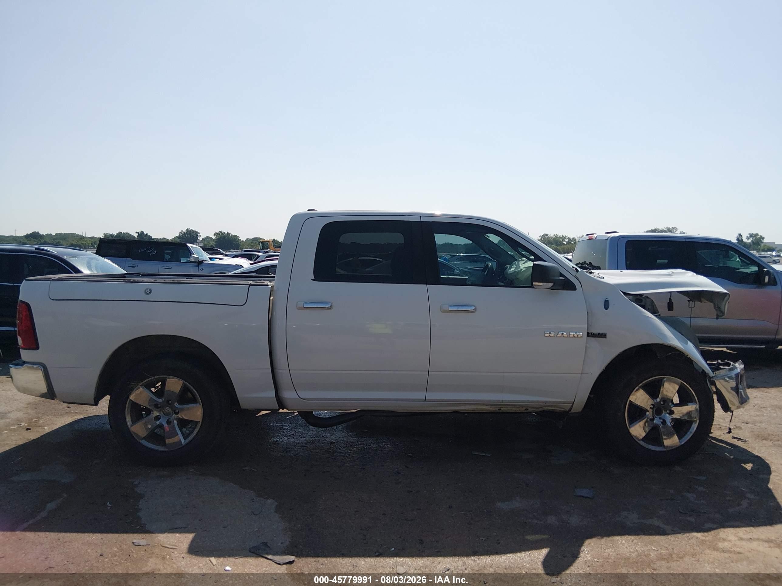 2009 Dodge Ram 1500 Slt/sport/trx White vin: 1D3HB13T49J514795