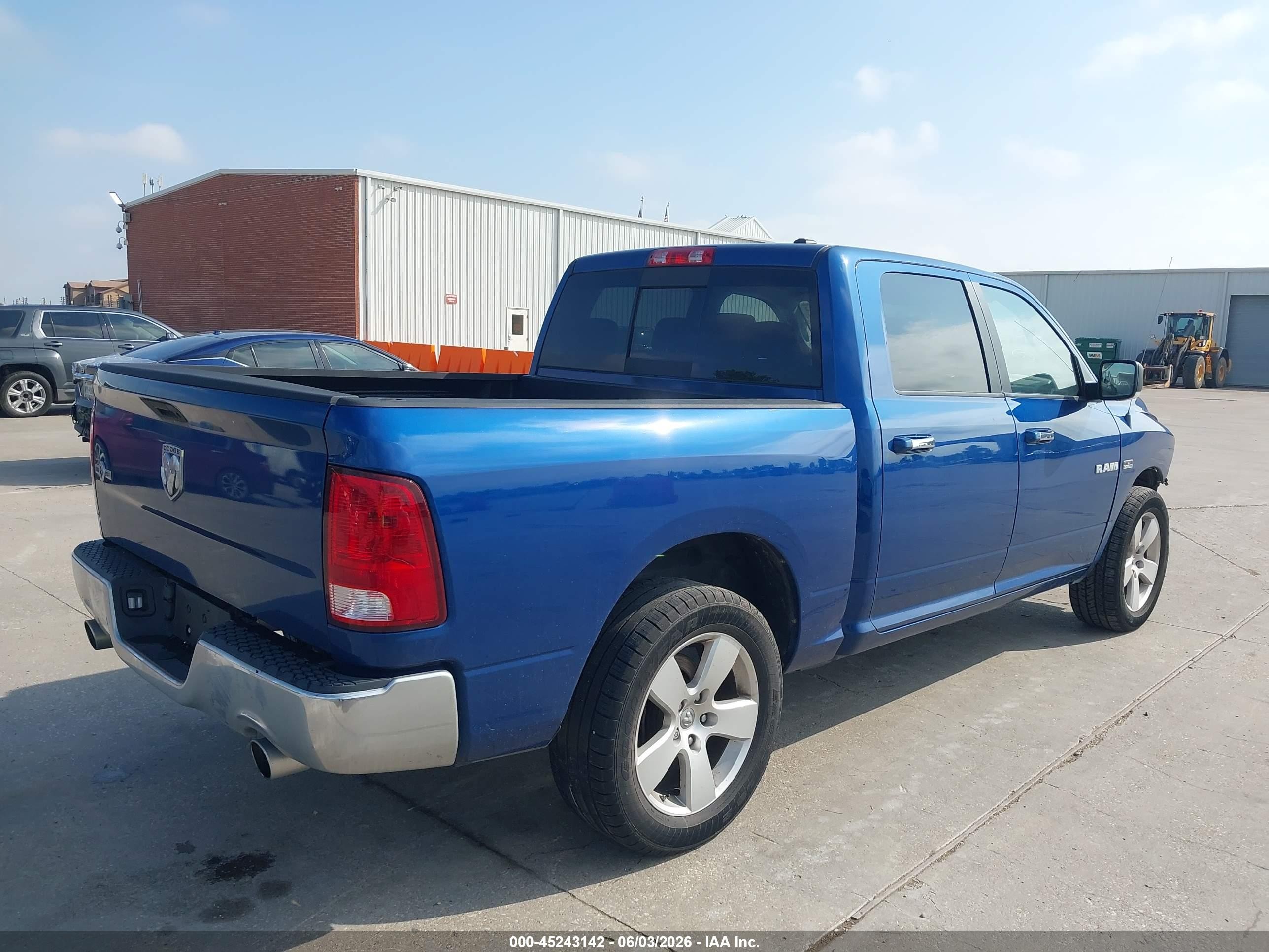 2009 Dodge Ram 1500 Slt/sport/trx Blue vin: 1D3HB13T49S748364