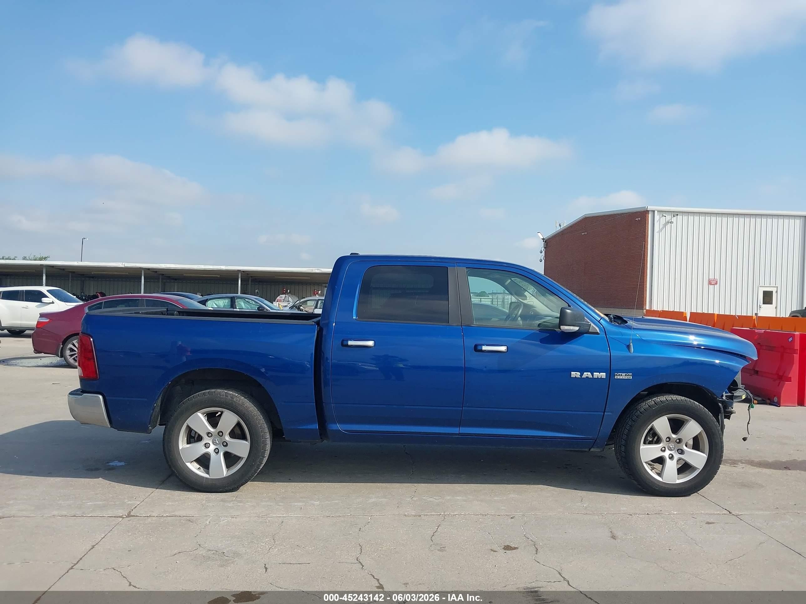 2009 Dodge Ram 1500 Slt/sport/trx Blue vin: 1D3HB13T49S748364