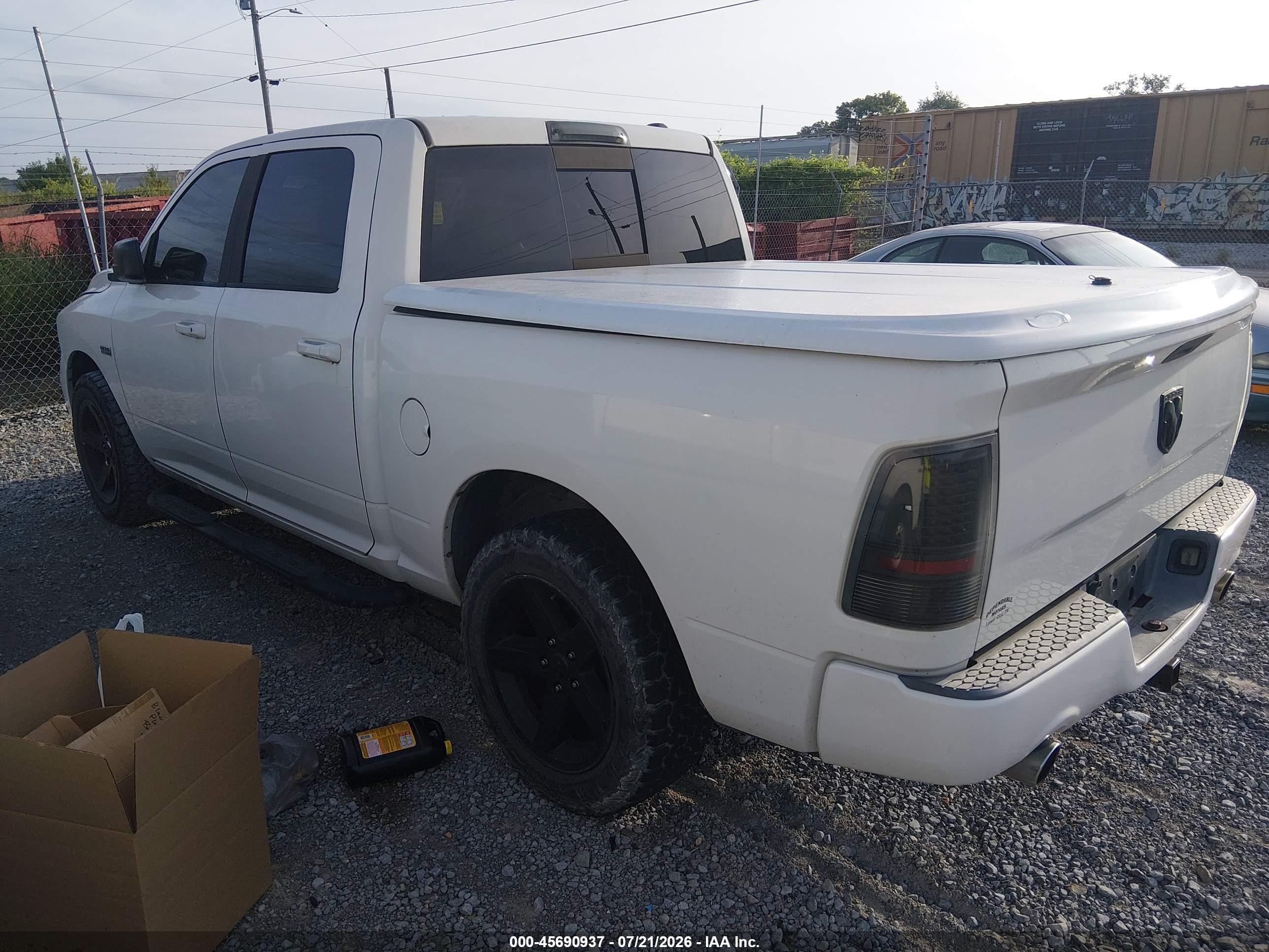 2009 Dodge Ram 1500 Slt/sport/trx White vin: 1D3HB13T69S743246