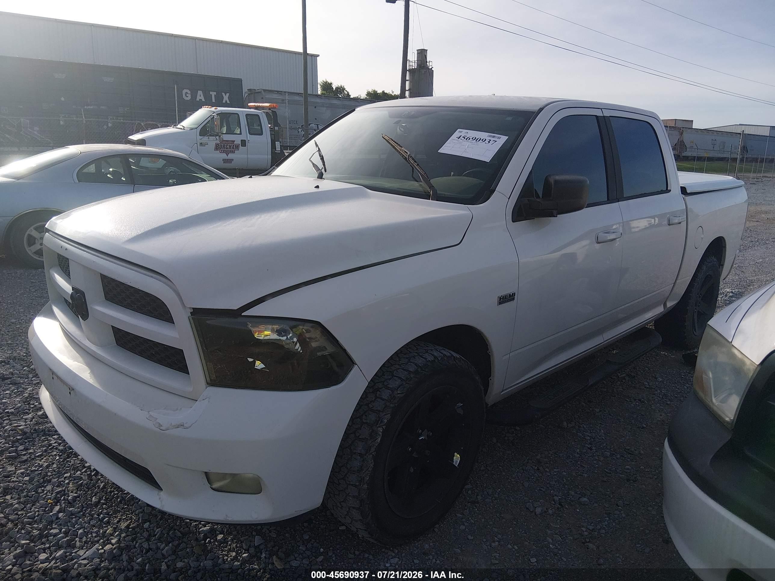 2009 Dodge Ram 1500 Slt/sport/trx White vin: 1D3HB13T69S743246