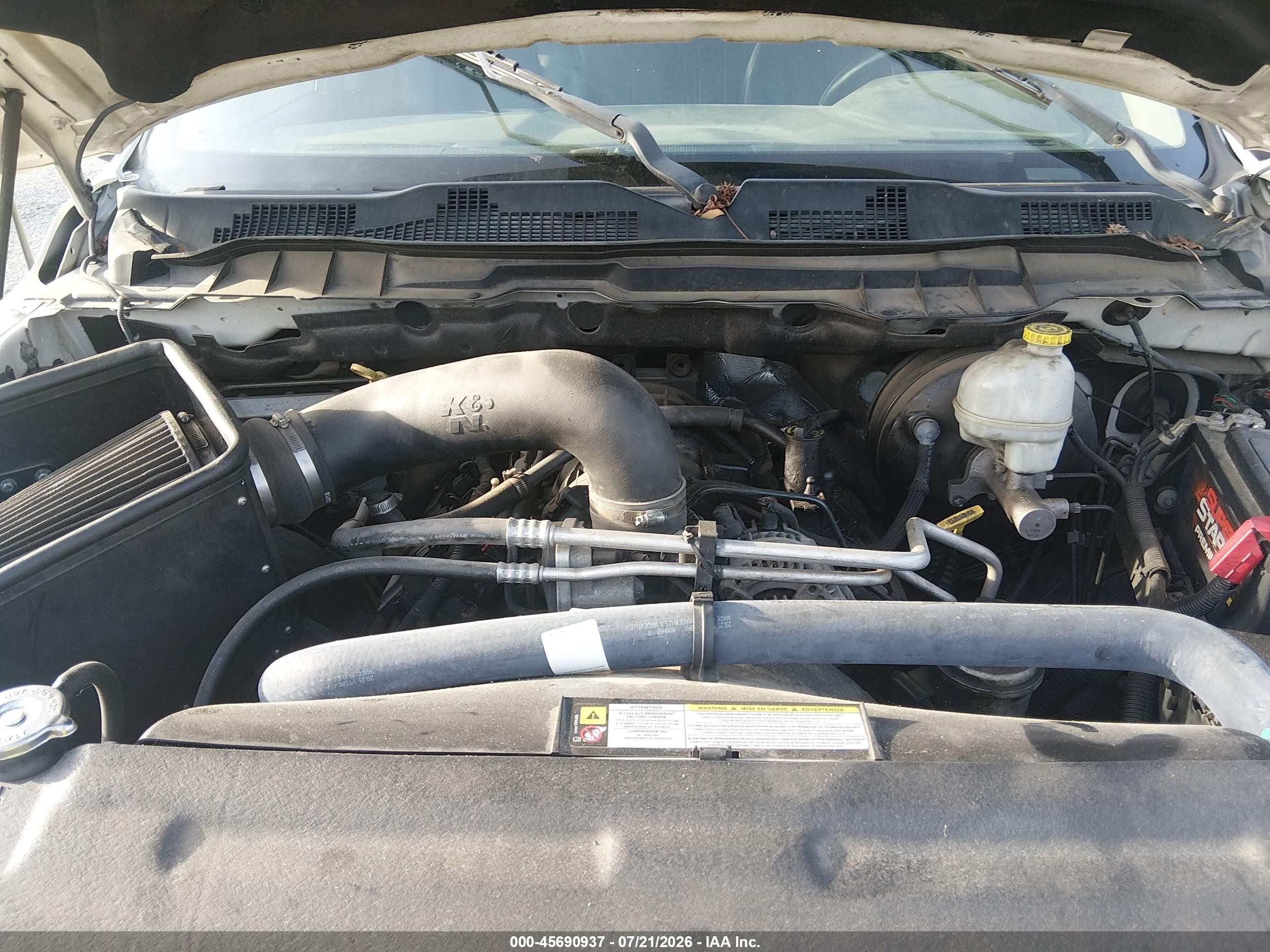 2009 Dodge Ram 1500 Slt/sport/trx White vin: 1D3HB13T69S743246