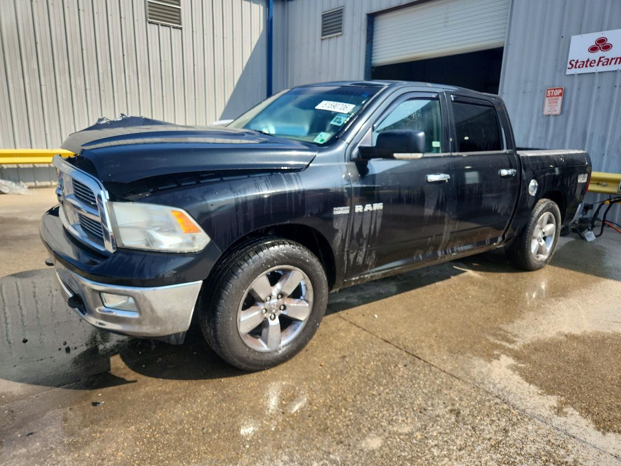 2009 Dodge Ram 1500 Black vin: 1D3HB13T79J529601