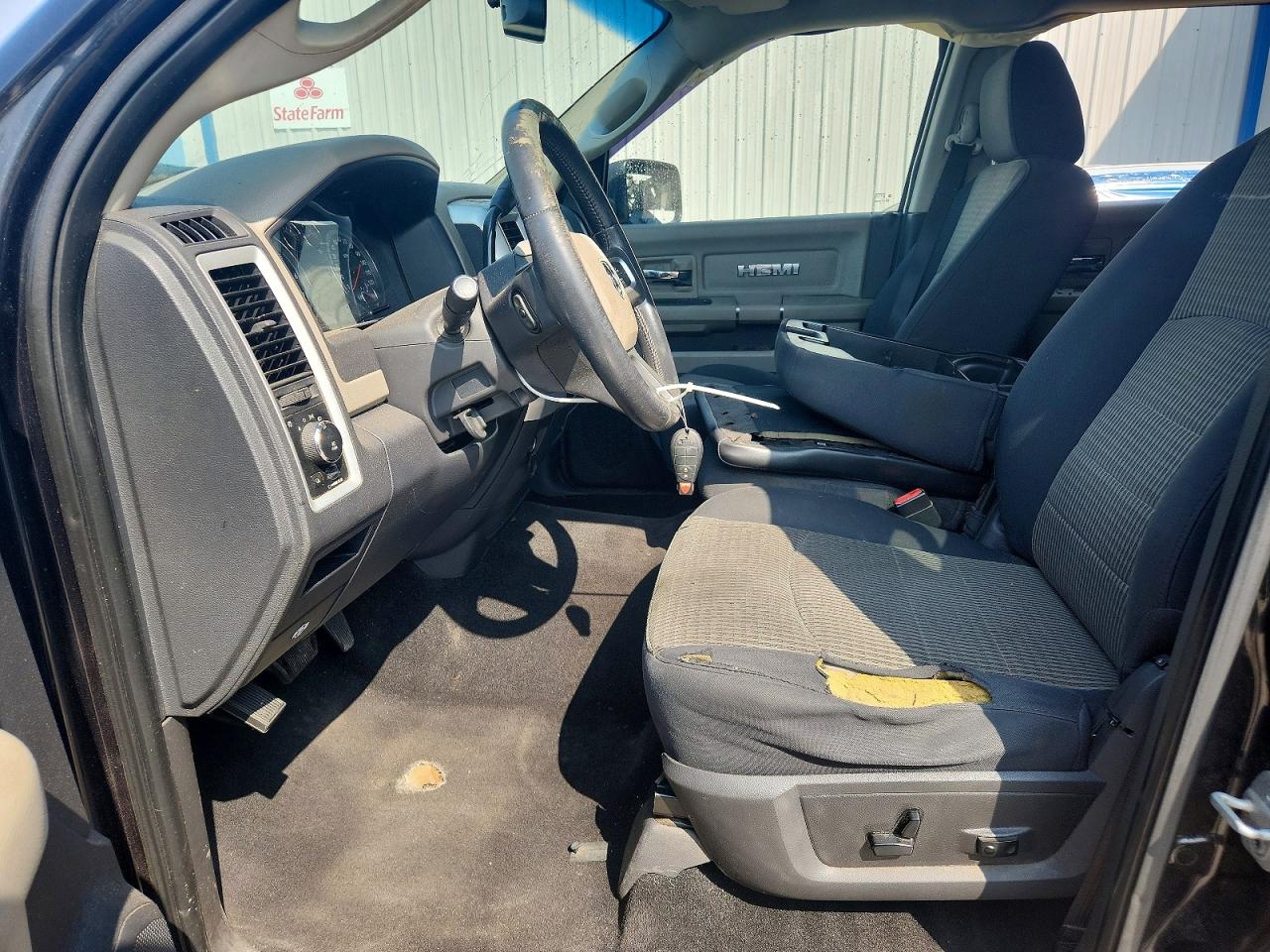 2009 Dodge Ram 1500 Black vin: 1D3HB13T79J529601