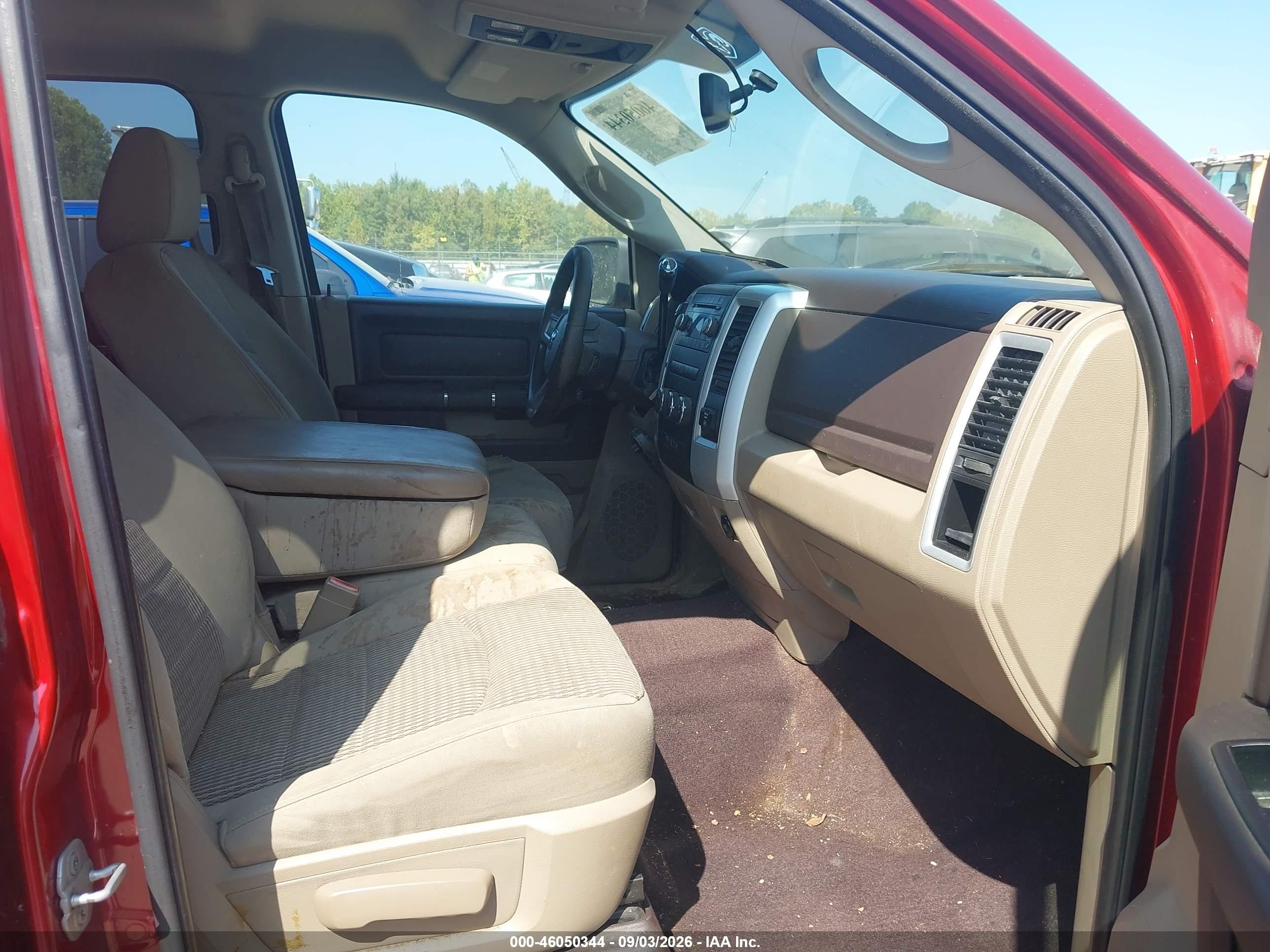 2009 Dodge Ram 1500 Slt/sport/trx Red vin: 1D3HB13T79S709395