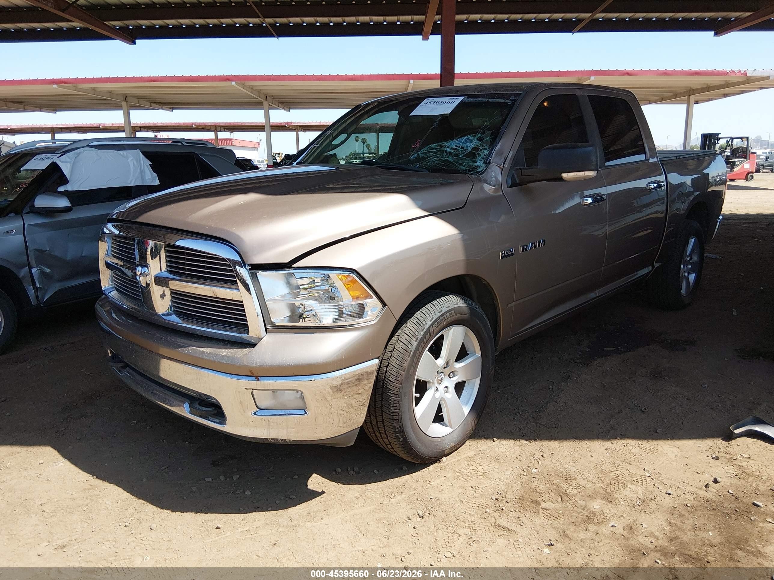 2009 Dodge Ram 1500 Slt/sport/trx Brown vin: 1D3HB13T89S733124