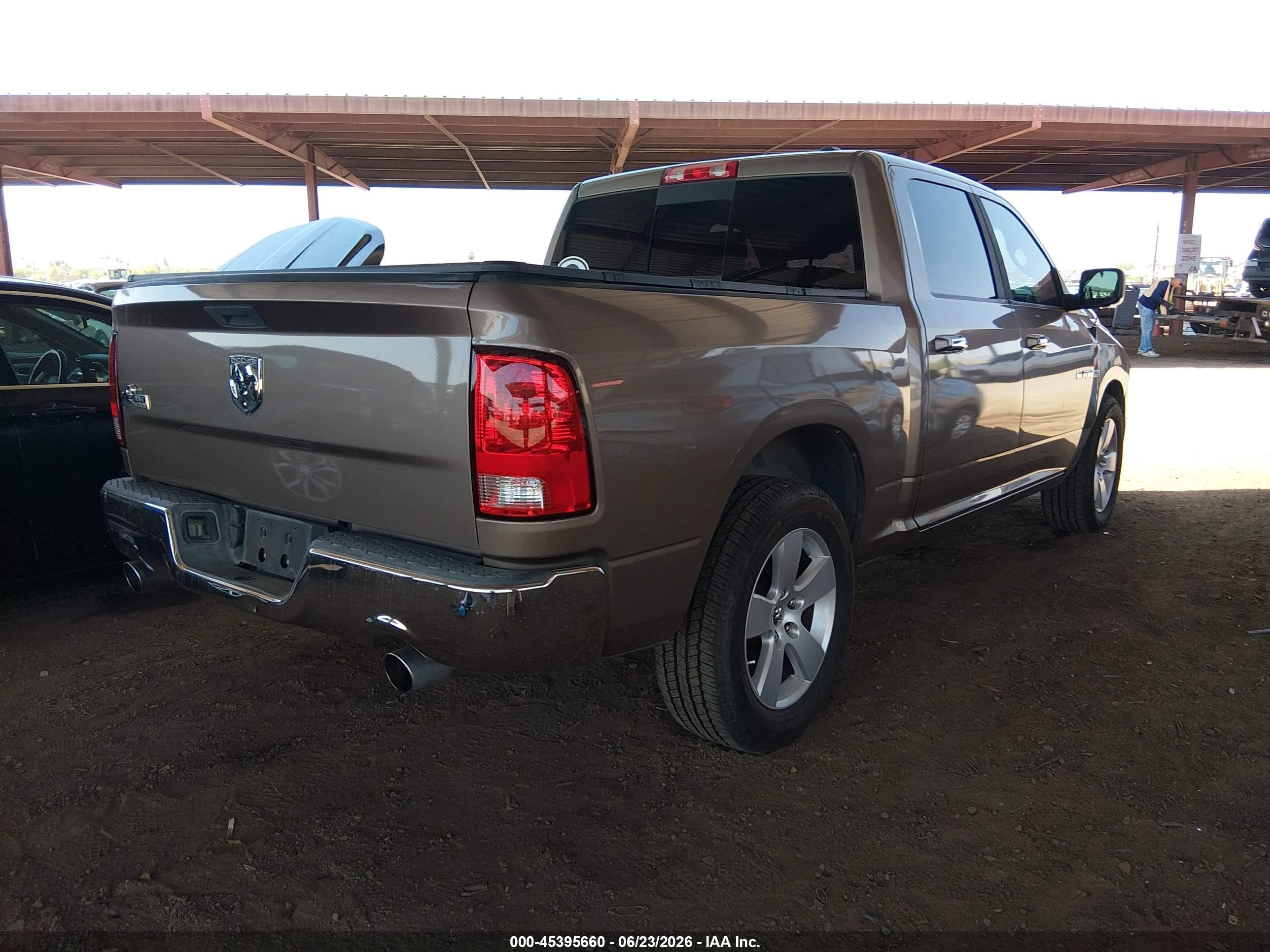 2009 Dodge Ram 1500 Slt/sport/trx Brown vin: 1D3HB13T89S733124