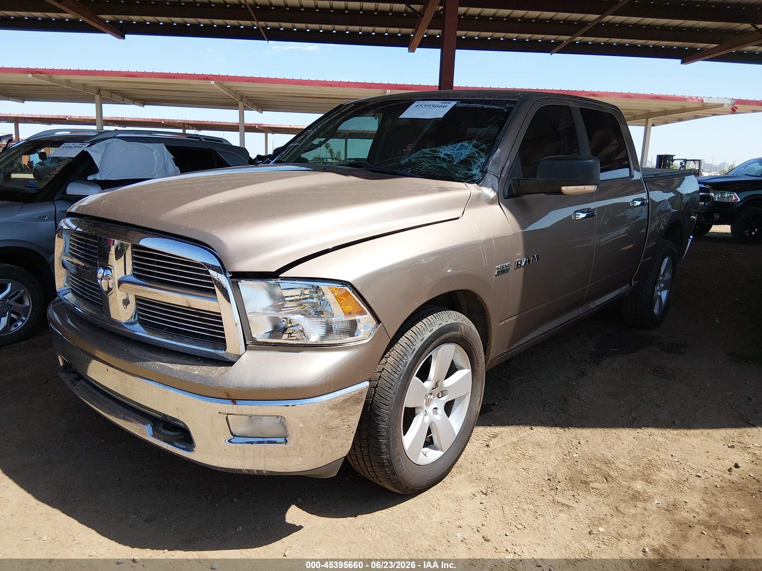 2009 Dodge Ram 1500 Slt/sport/trx Brown vin: 1D3HB13T89S733124