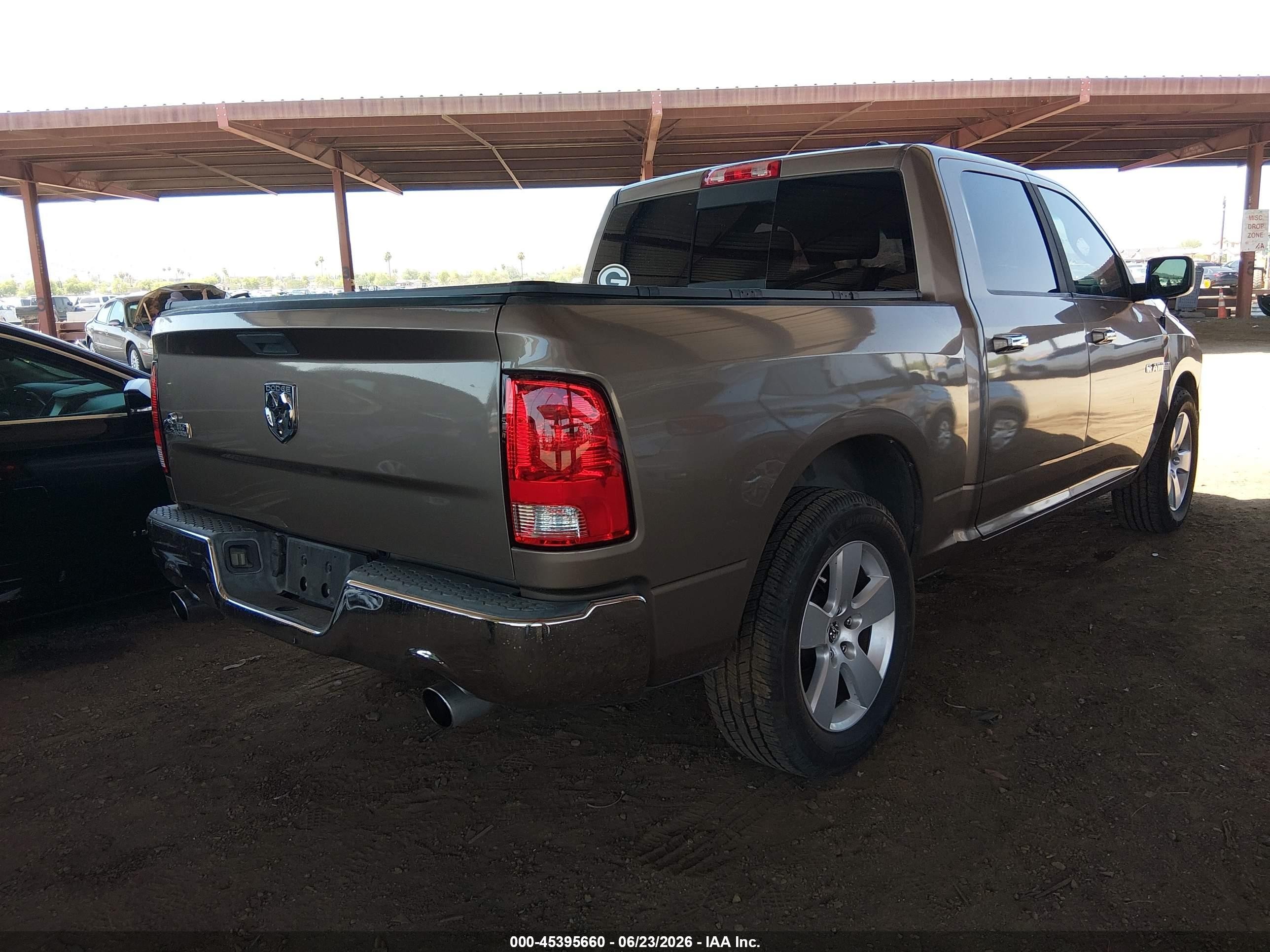 2009 Dodge Ram 1500 Slt/sport/trx Brown vin: 1D3HB13T89S733124