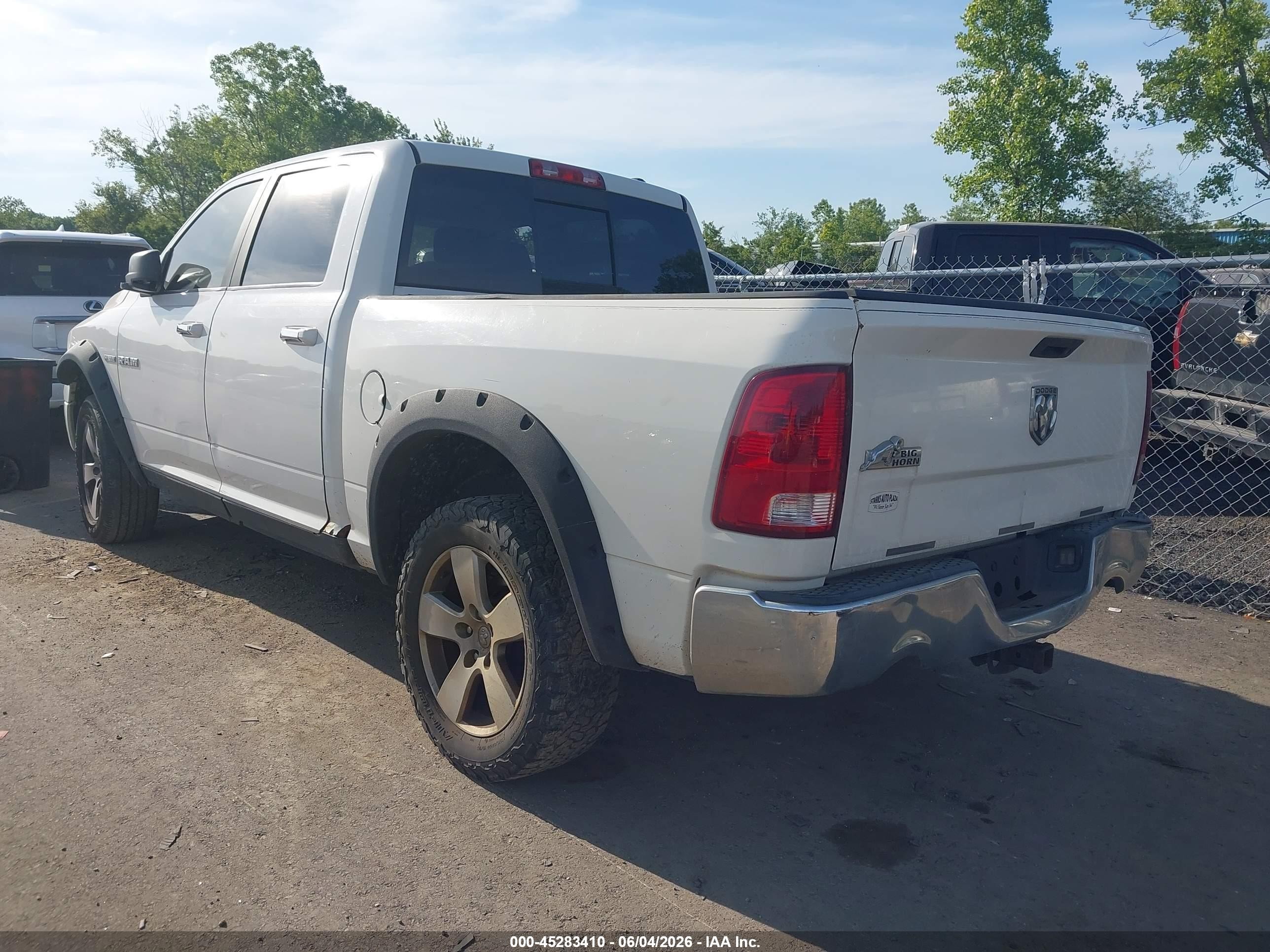 2009 Dodge Ram 1500 Slt/sport/trx White vin: 1D3HB13T89S807741