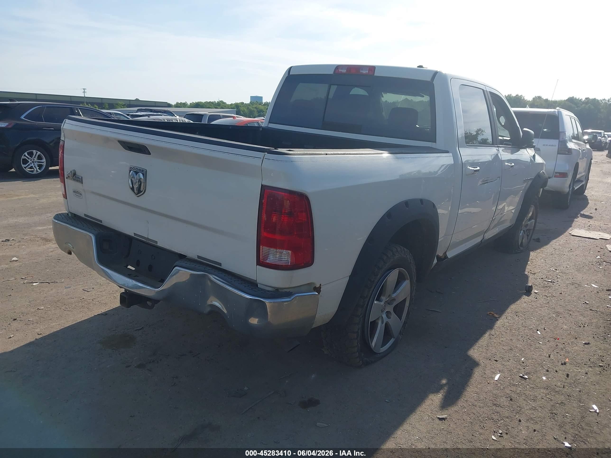 2009 Dodge Ram 1500 Slt/sport/trx White vin: 1D3HB13T89S807741