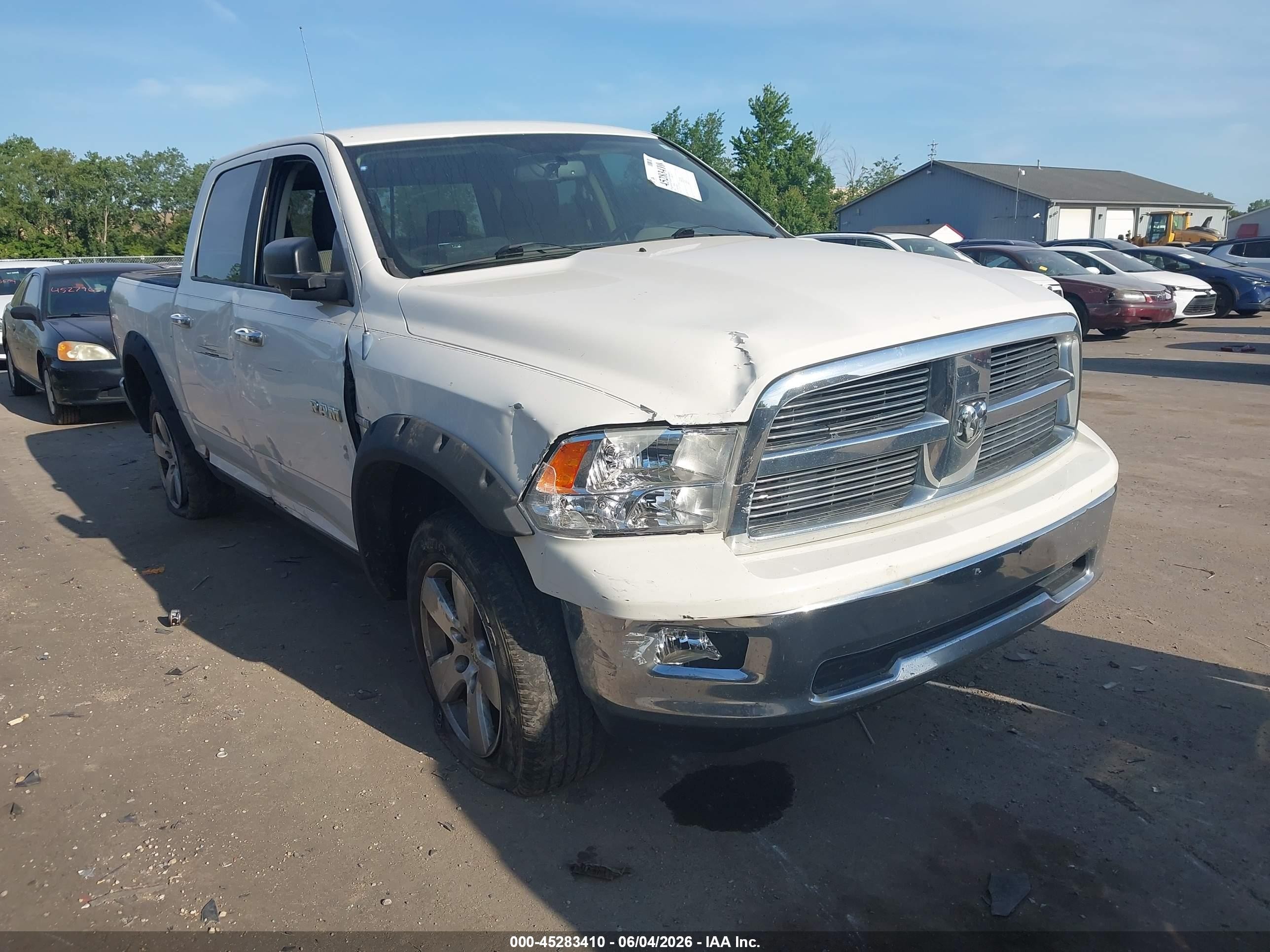 2009 Dodge Ram 1500 Slt/sport/trx White vin: 1D3HB13T89S807741