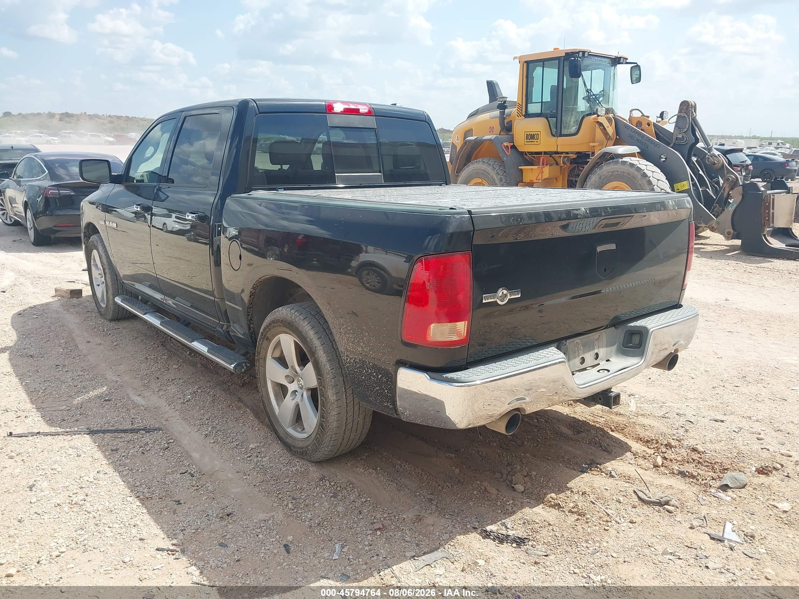 2009 Dodge Ram 1500 Slt/sport/trx Black vin: 1D3HB13T99S730930