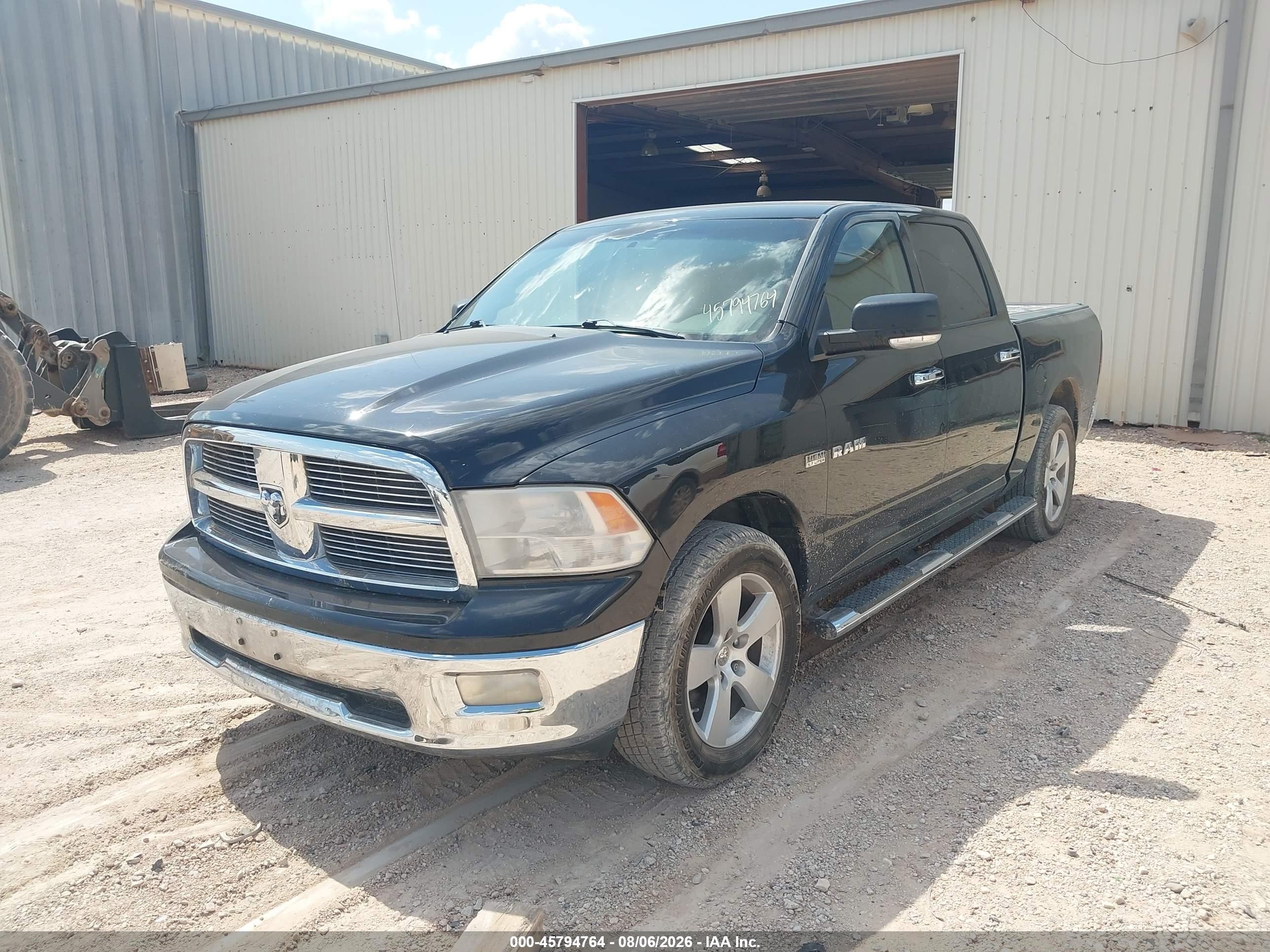 2009 Dodge Ram 1500 Slt/sport/trx Black vin: 1D3HB13T99S730930