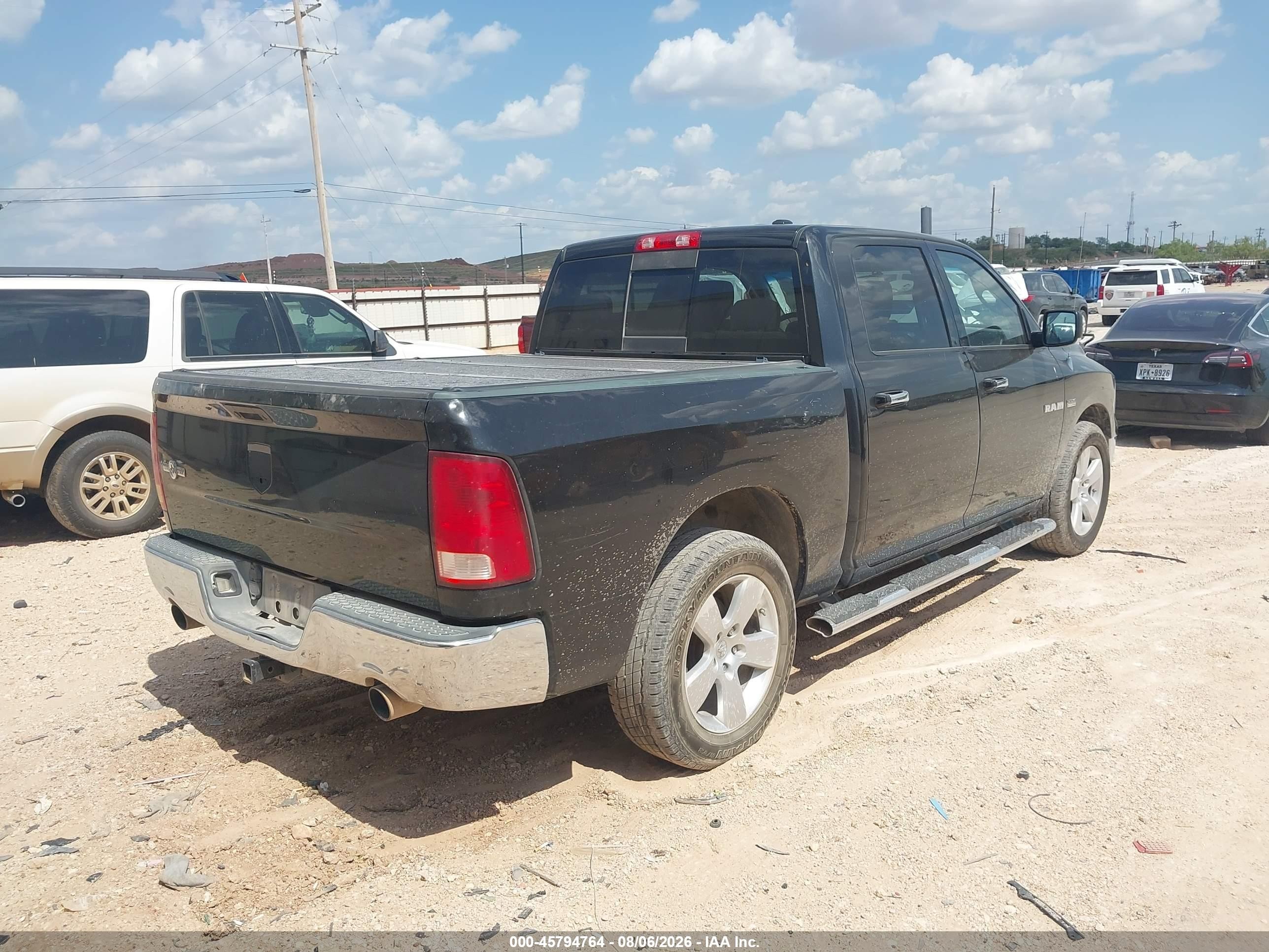 2009 Dodge Ram 1500 Slt/sport/trx Black vin: 1D3HB13T99S730930