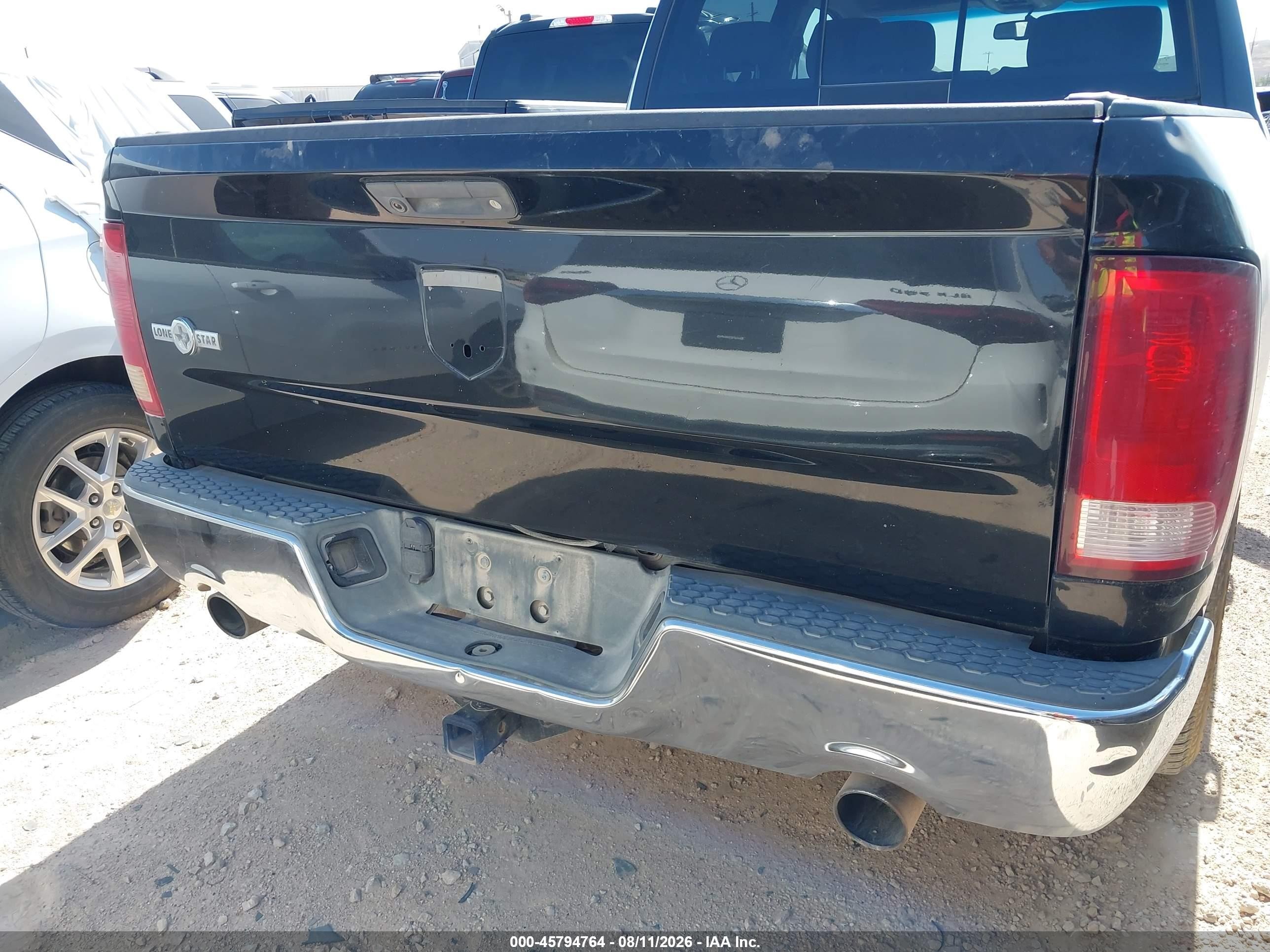 2009 Dodge Ram 1500 Slt/sport/trx Black vin: 1D3HB13T99S730930