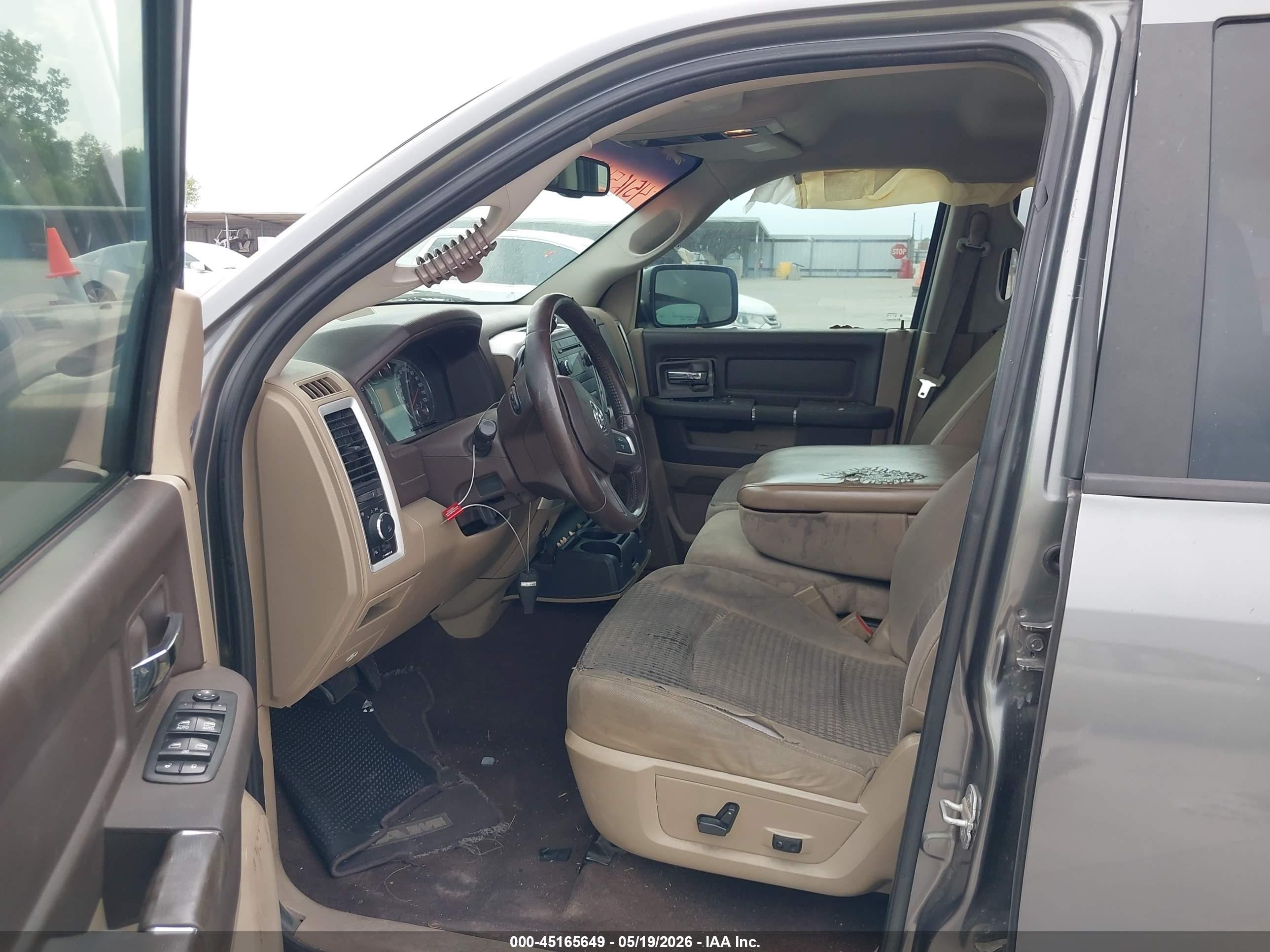 2009 Dodge Ram 1500 Slt/sport/trx Gray vin: 1D3HB13TX9S701016