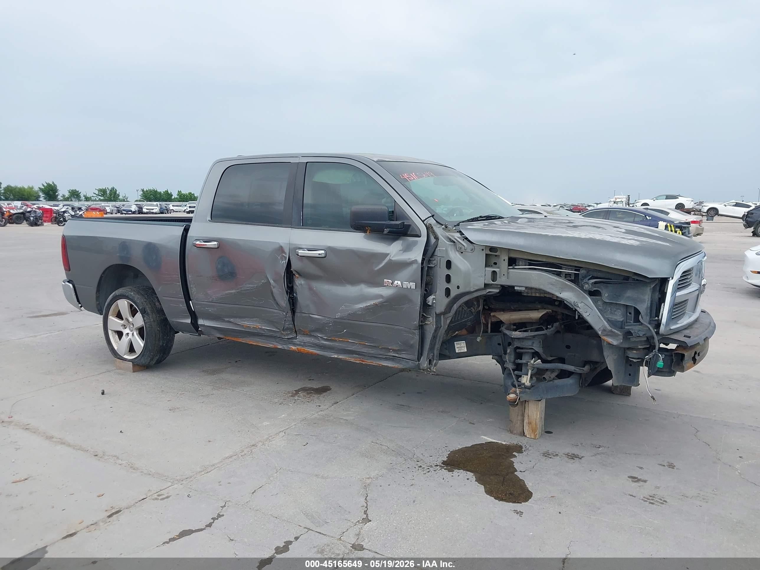 2009 Dodge Ram 1500 Slt/sport/trx Gray vin: 1D3HB13TX9S701016