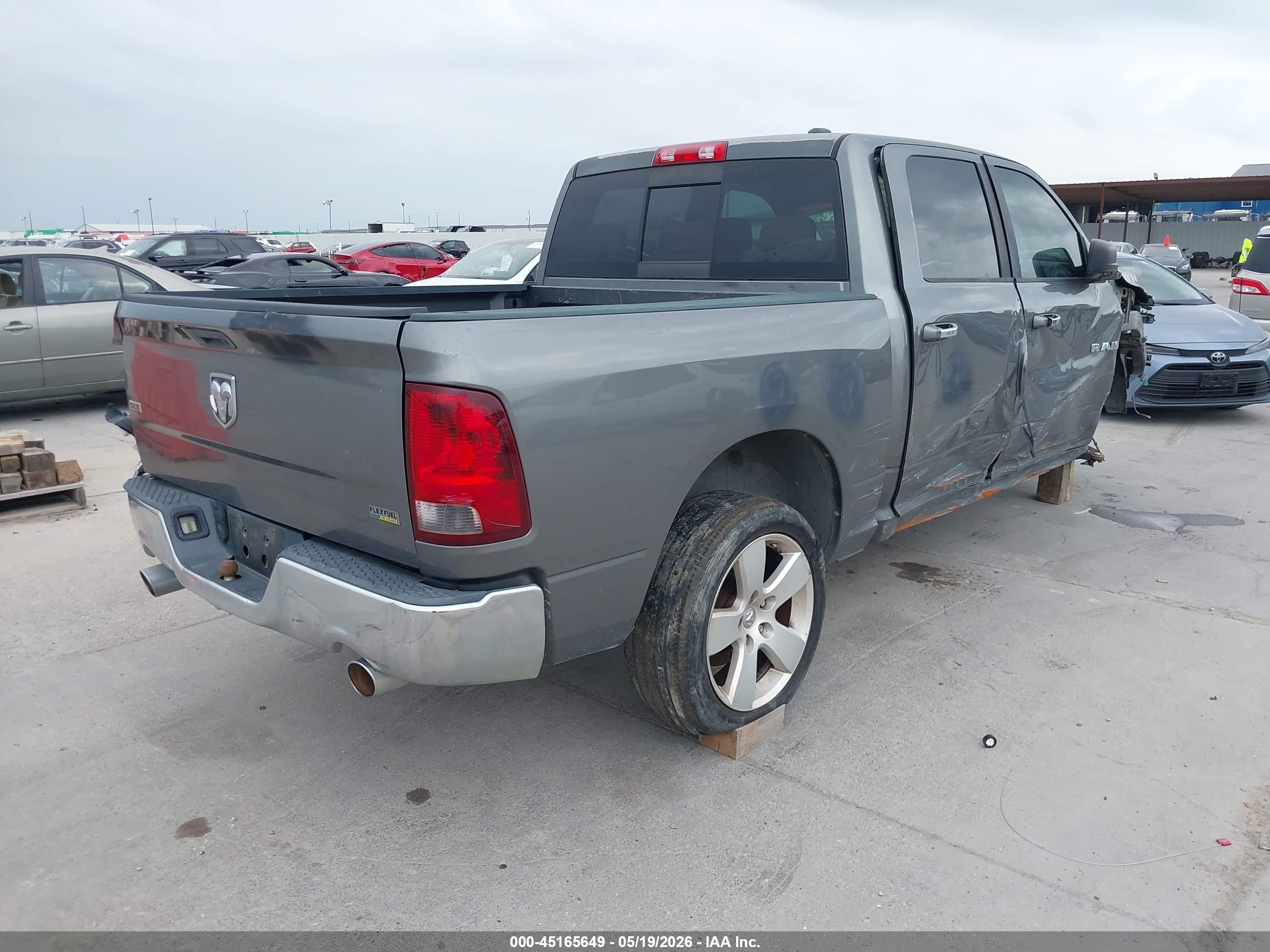 2009 Dodge Ram 1500 Slt/sport/trx Gray vin: 1D3HB13TX9S701016