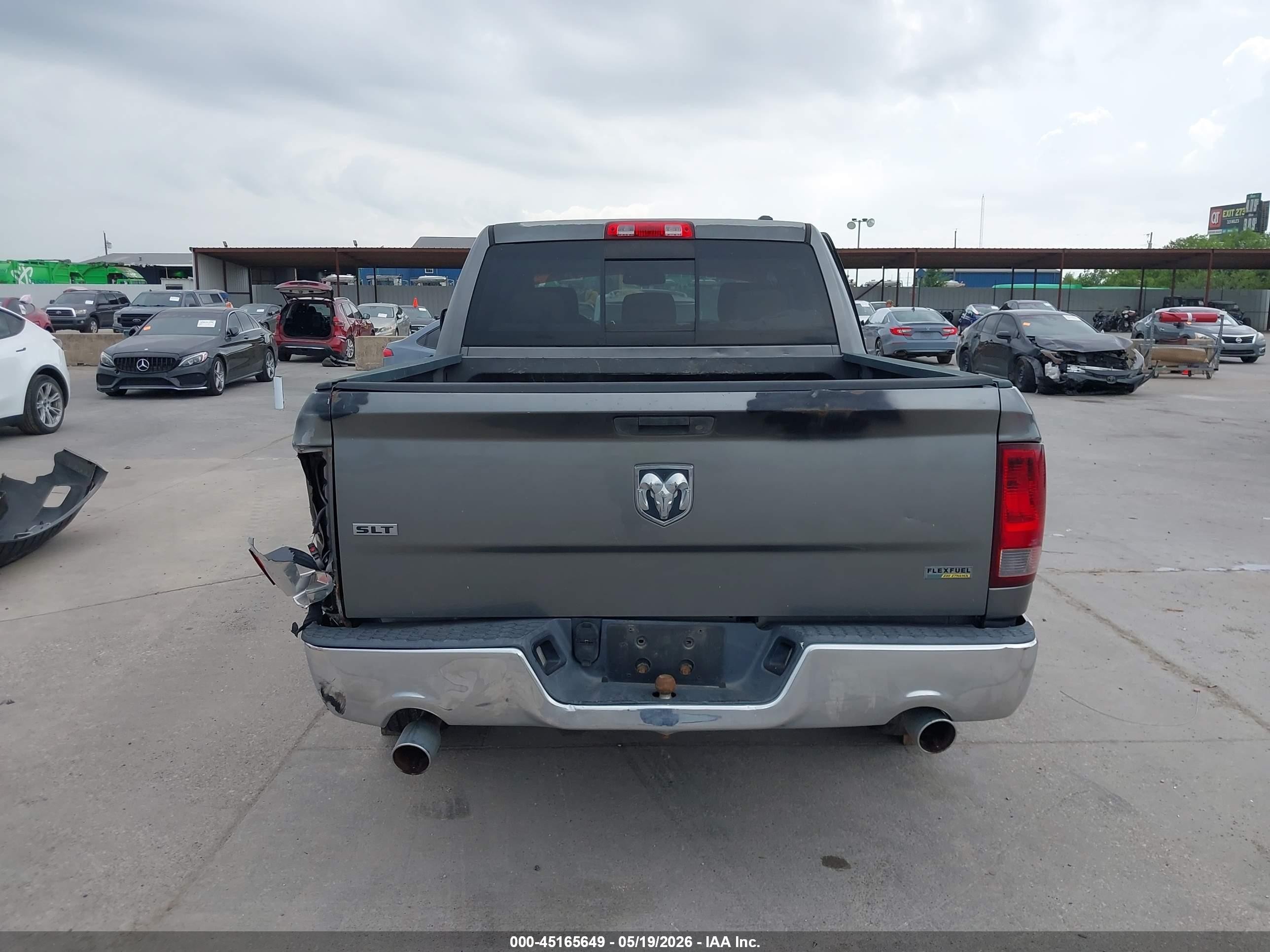 2009 Dodge Ram 1500 Slt/sport/trx Gray vin: 1D3HB13TX9S701016