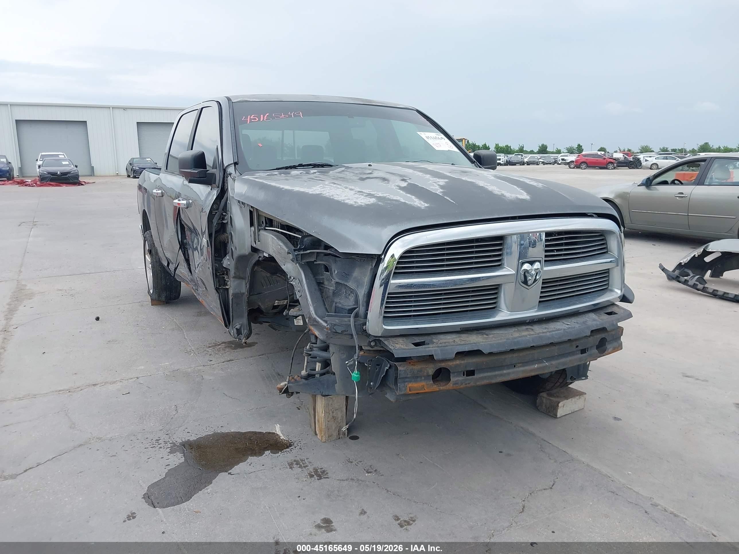 2009 Dodge Ram 1500 Slt/sport/trx Gray vin: 1D3HB13TX9S701016